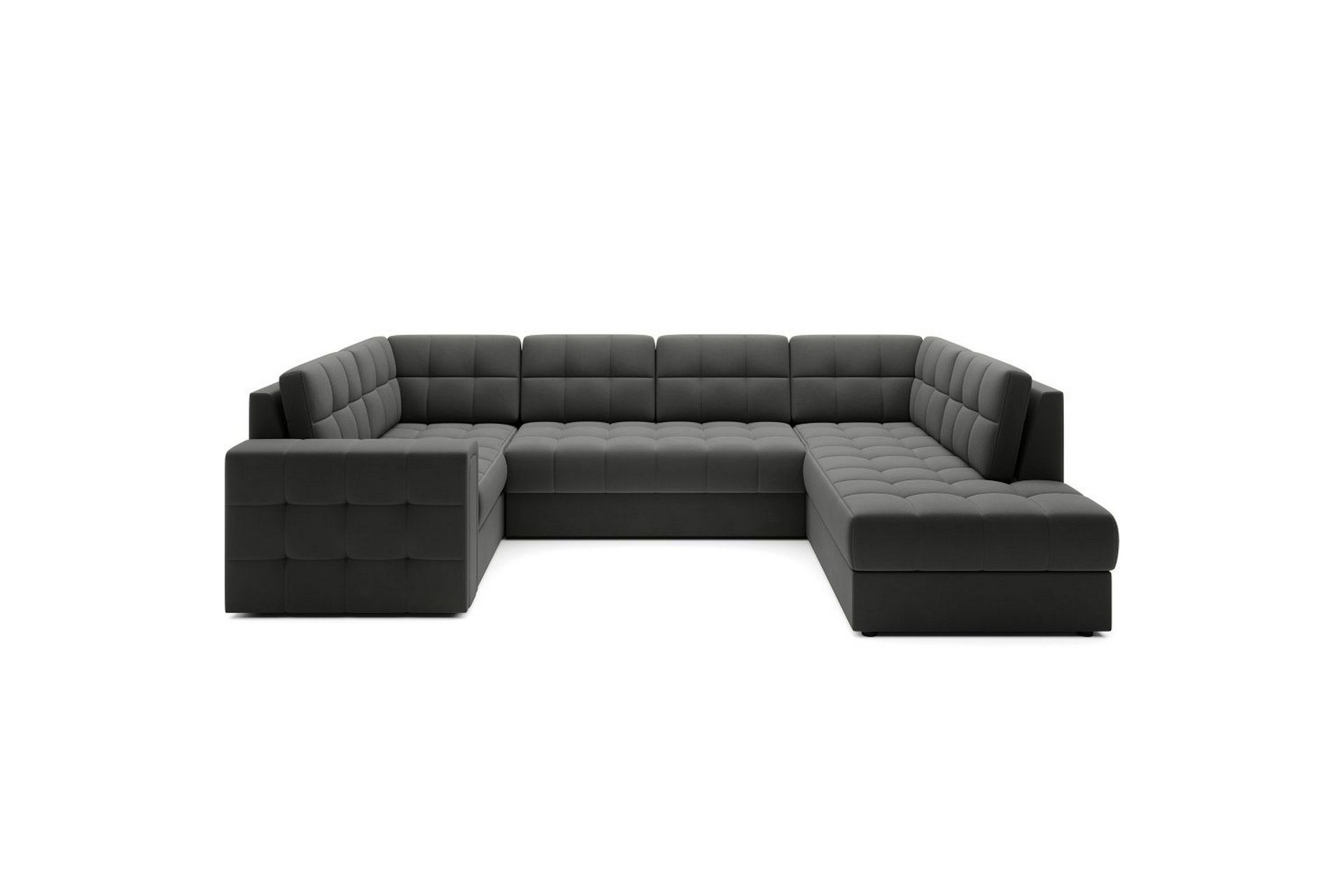 Sektionssoffa Eltap Blewett 299x198x82 cm - Sola 6, Mörkgrå, Höger