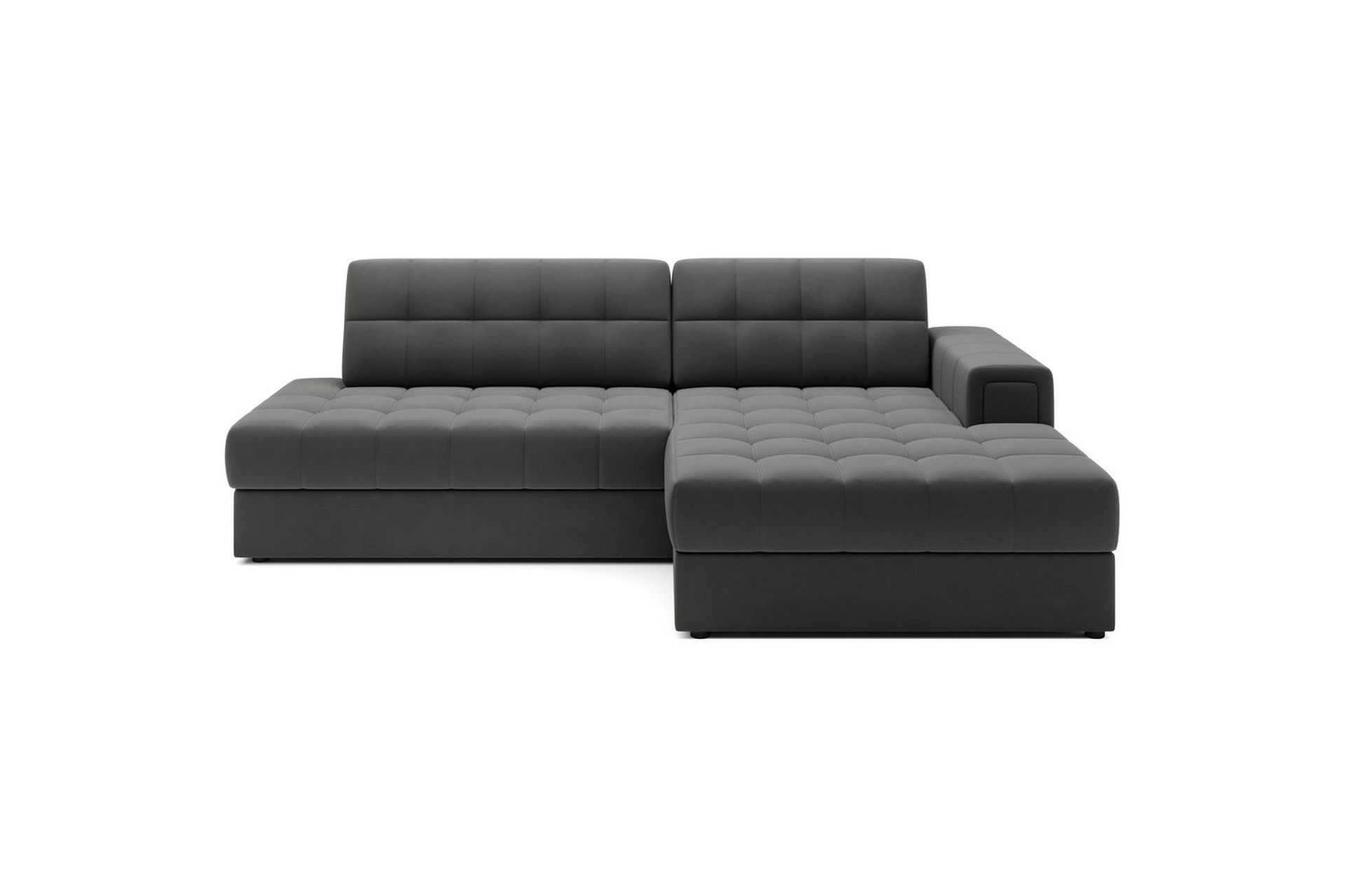Sektionssoffa Eltap Blezalt 240x150x82 cm - Sola 6, Mörkgrå, Höger