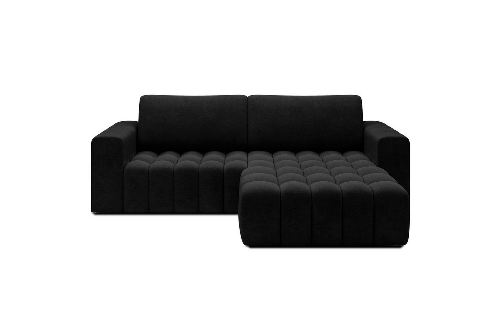 Sektionssoffa Eltap Bonett 250x175x92 cm - Monolith 97, Mörkgrå, Höger