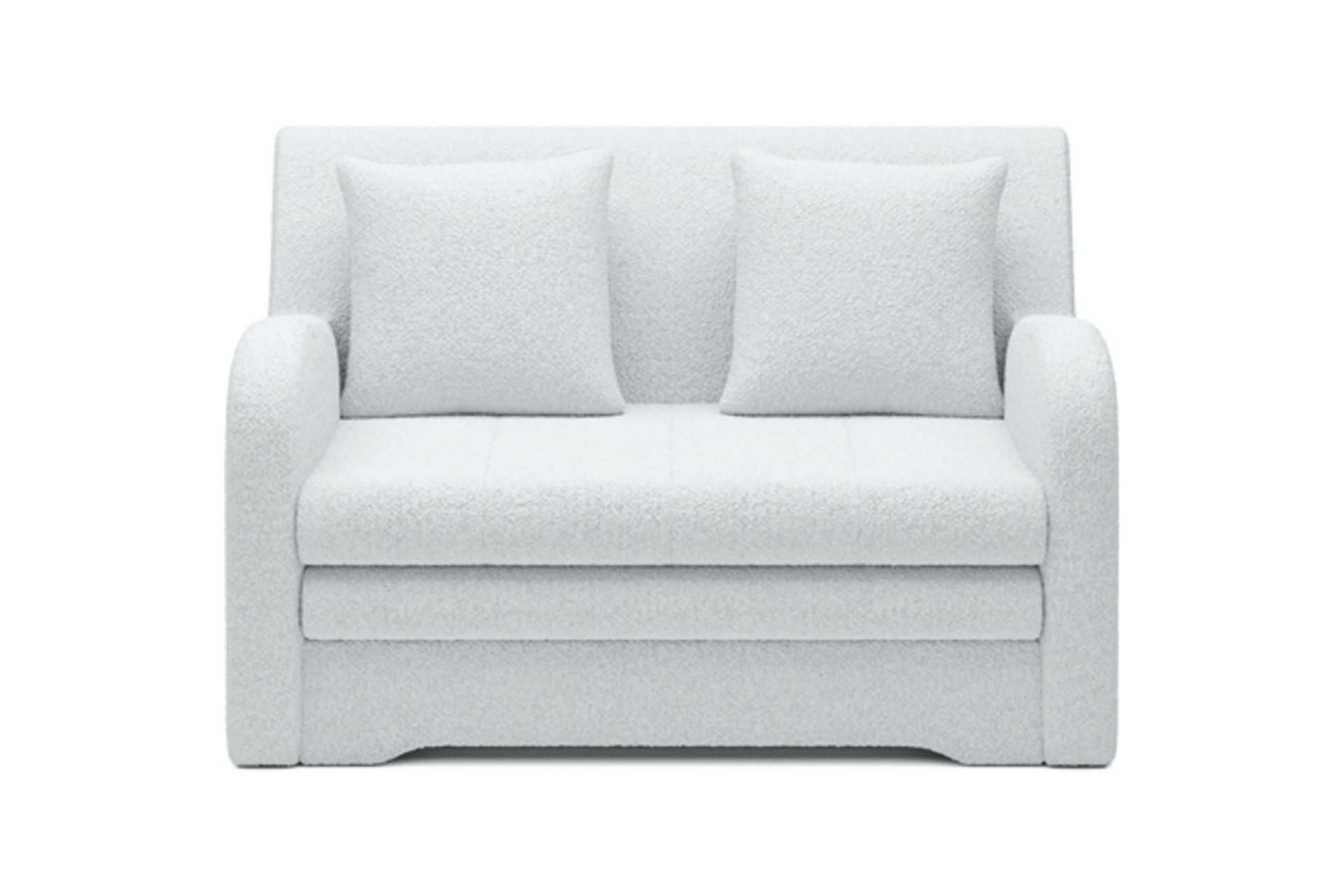 Soffa Eltap Ario 130x85x103 cm - Royal 01, Vit