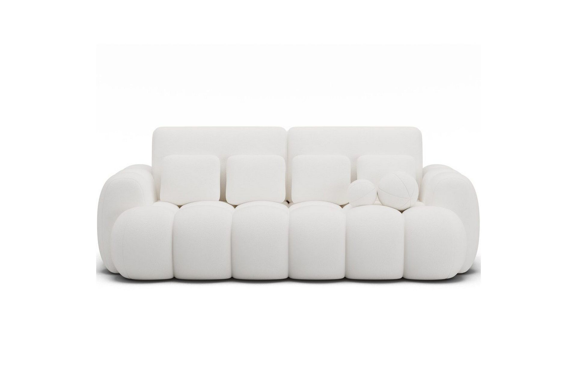Soffa Eltap Cotonn 256x105x119 cm - Paolli 01, Vit