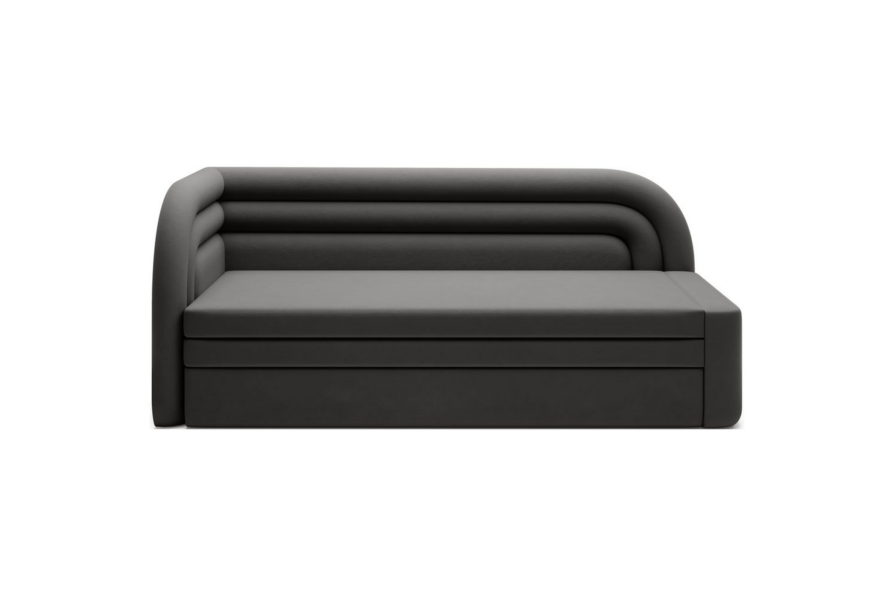 soffa eltap fabillo 223x86x80 cm - sola 6, grå, vänster