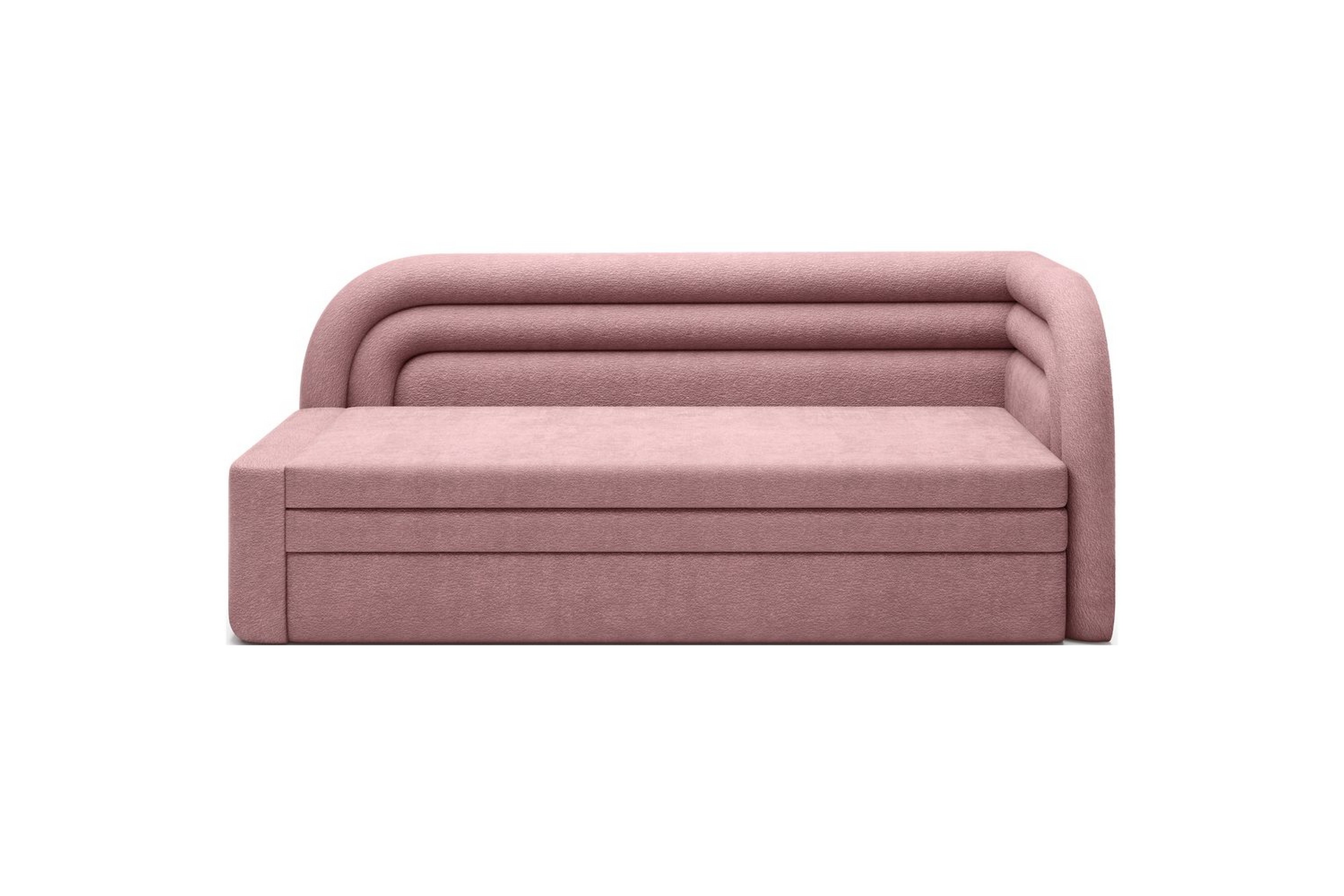 soffa eltap fabillo 223x86x80 cm - touch 24, rosa, höger