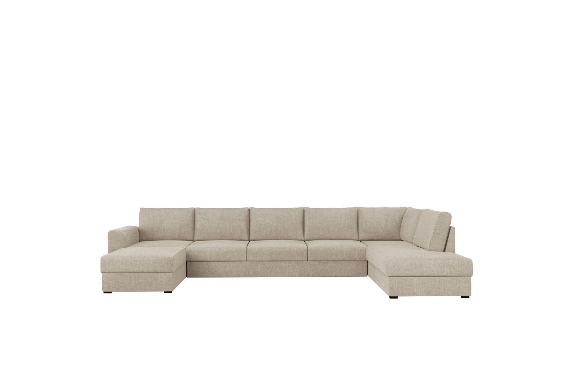 Taberk B&auml;ddsoffa med Divan och Sch&auml;slong 5-sits - Beige