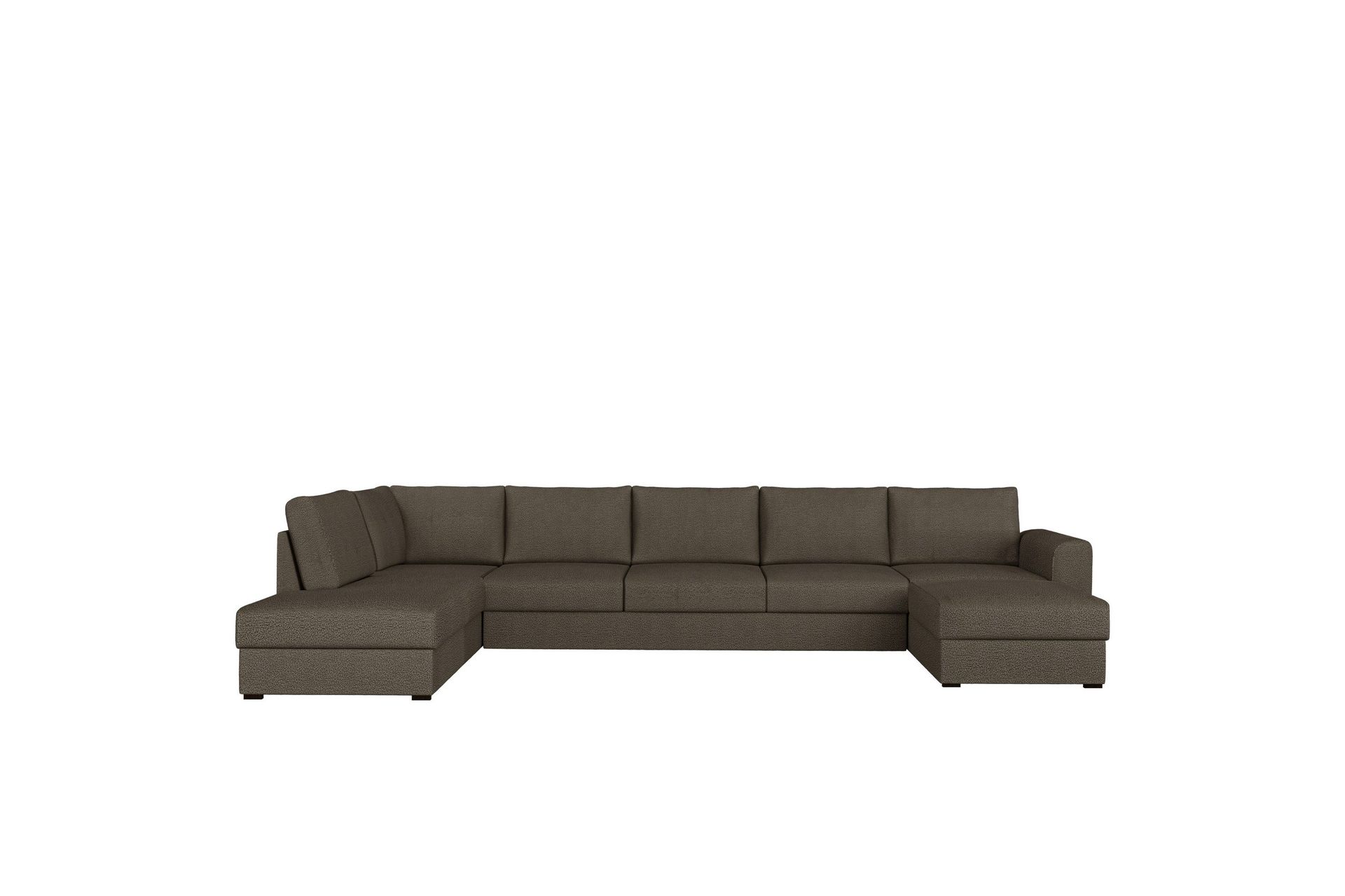 Taberk B&auml;ddsoffa med Divan och Sch&auml;slong 5-sits - Brun