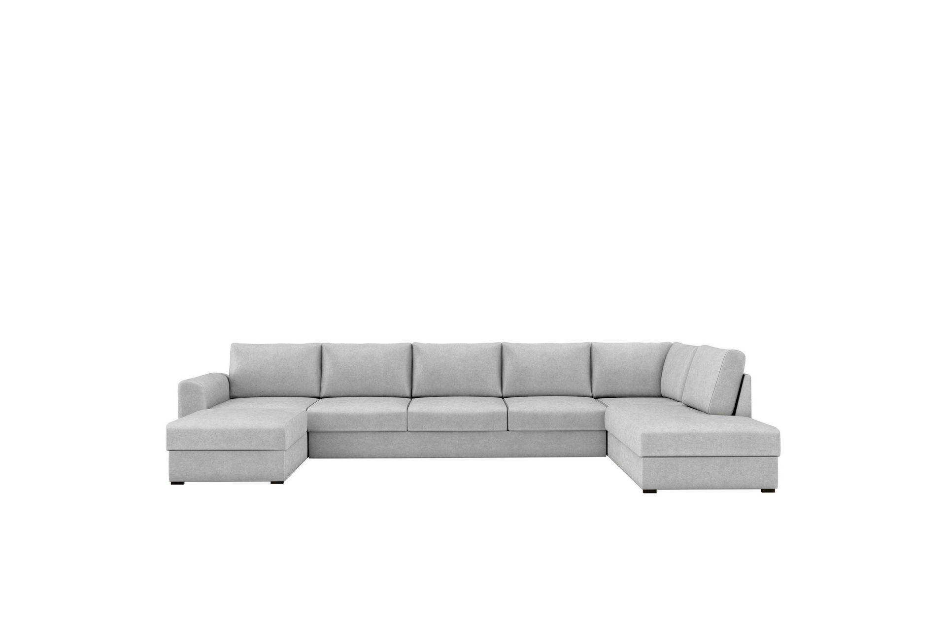 Taberk B&auml;ddsoffa med Divan och Sch&auml;slong 5-sits - Gr&aring;