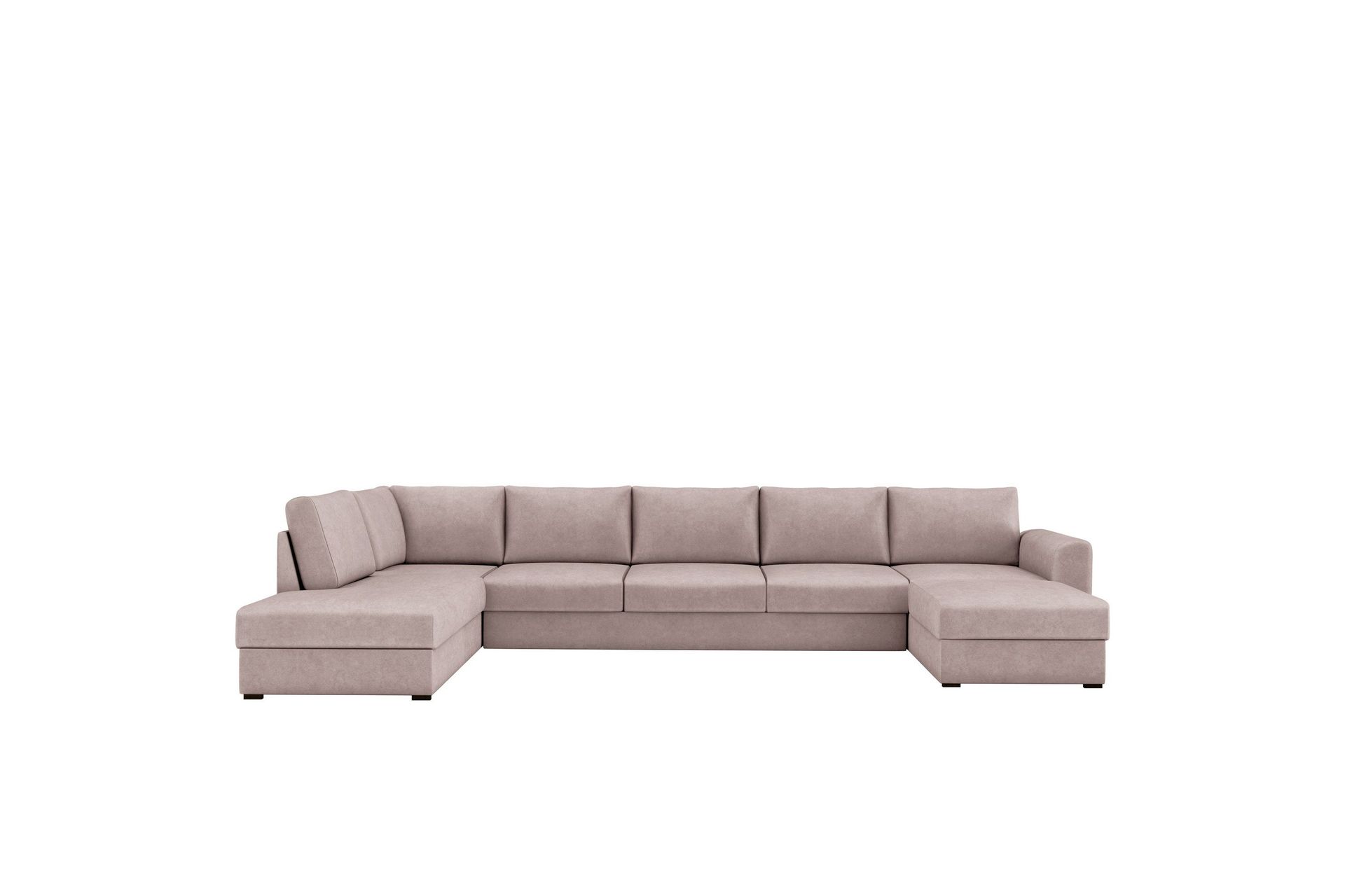 Taberk B&auml;ddsoffa med Divan och Sch&auml;slong 5-sits - Rosa