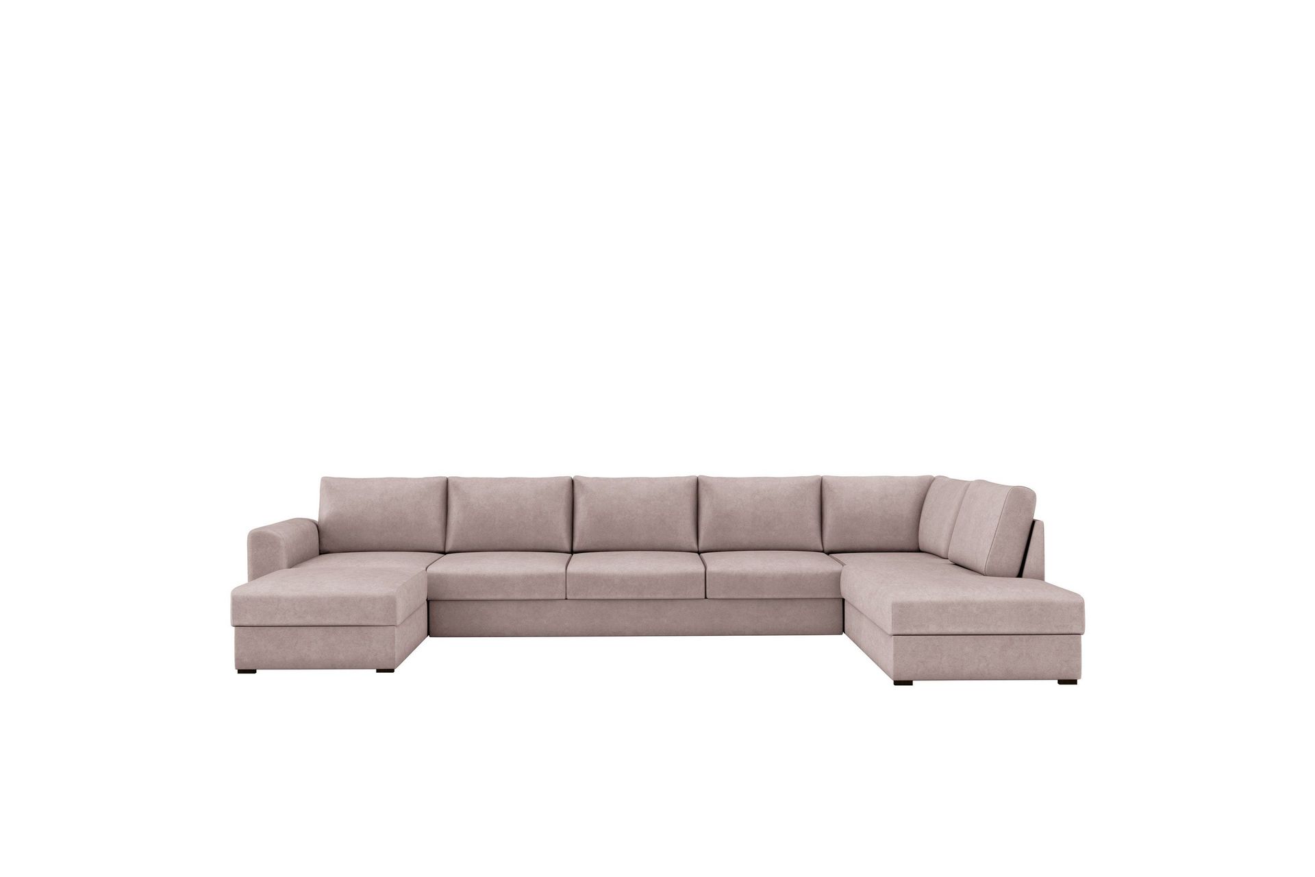 Taberk B&auml;ddsoffa med Divan och Sch&auml;slong 5-sits - Rosa