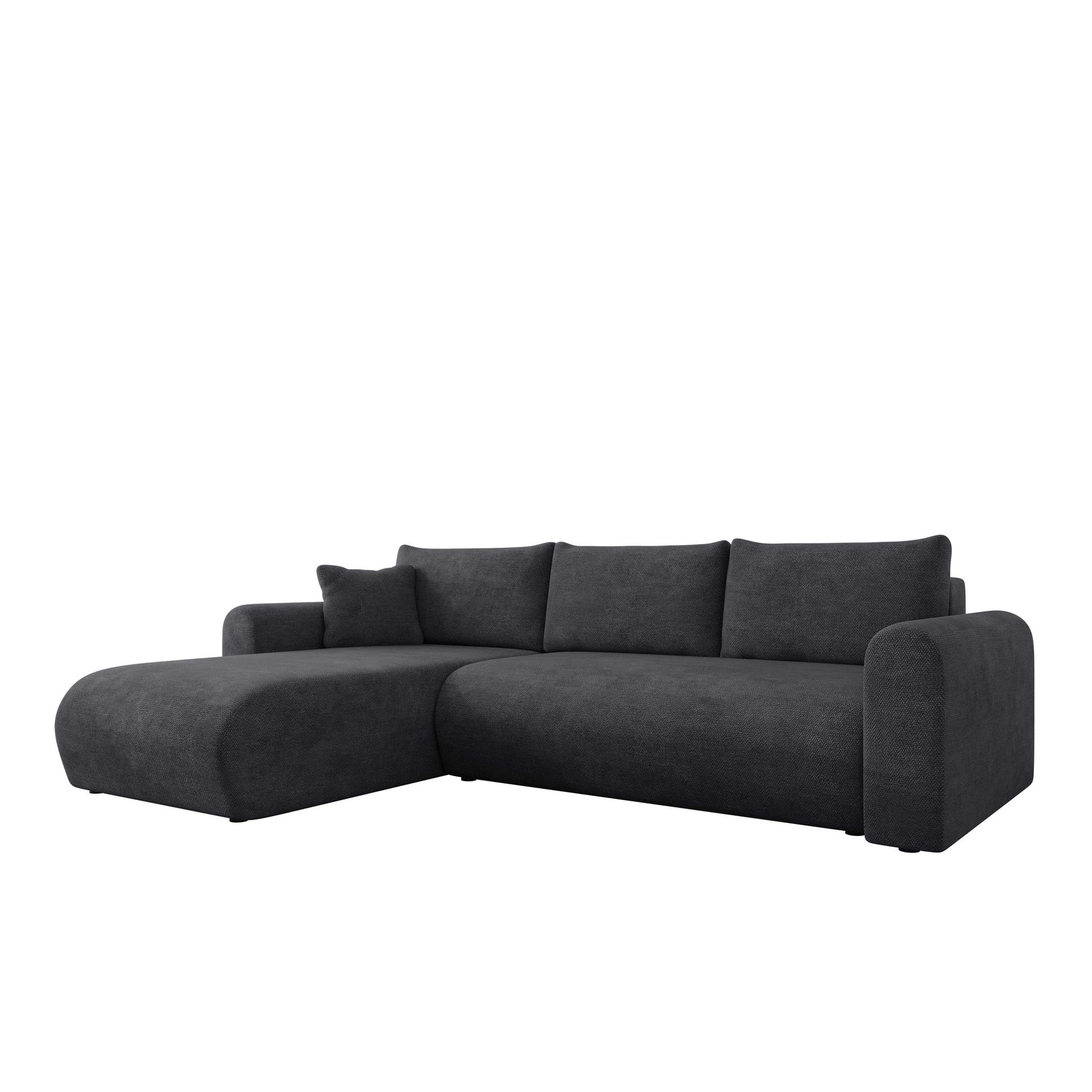 Tacon 3-sits B&auml;ddsoffa med divan - svart