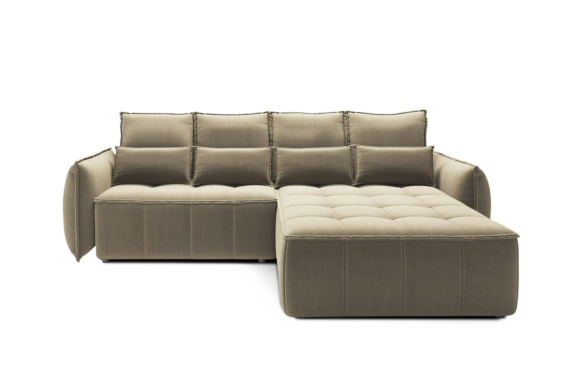 Takara Bäddsoffa med Divan 3-sits - Ljusbrun