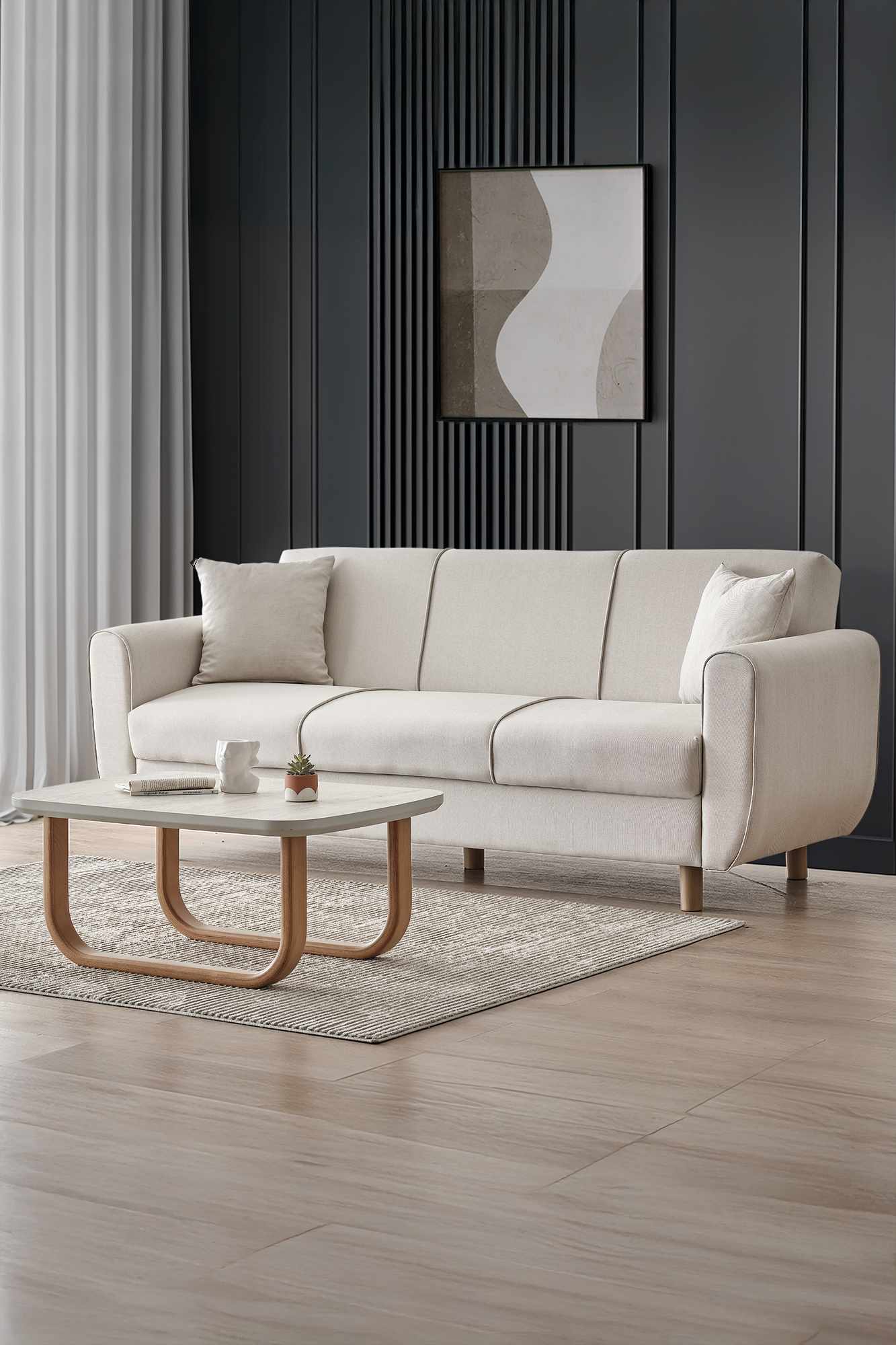 Torlan 3-sits Soffa - Beige