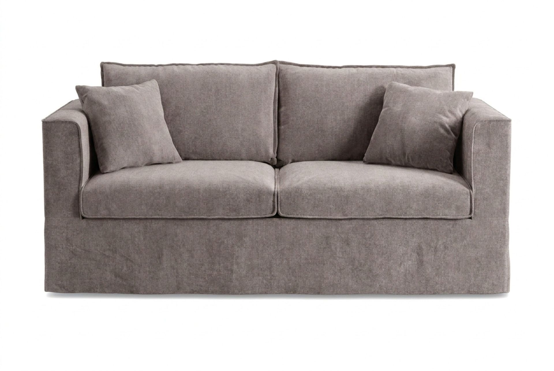 Travstad 3-sits Bäddsoffa med HVILA Bäddmadrass 140x200 cm Polyesterskum med Tvättbar klädsel - Grå