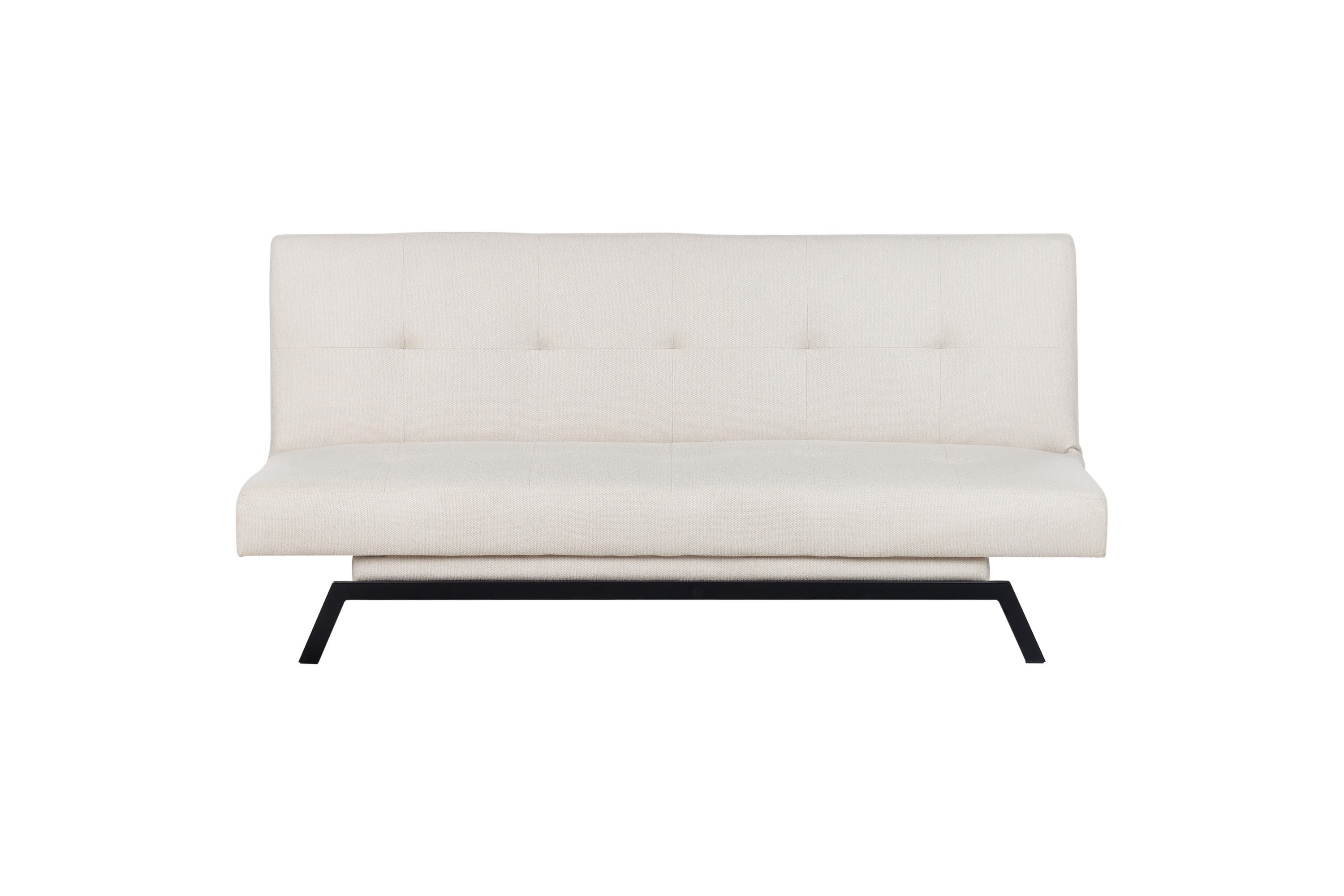 Tripta Bäddsoffa 3-sits Svart/Vit