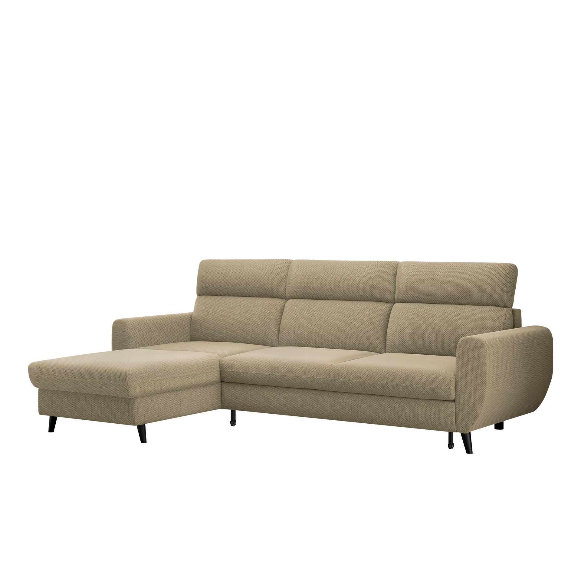 Vylon 3-sits B&auml;ddsoffa med divan - Beige
