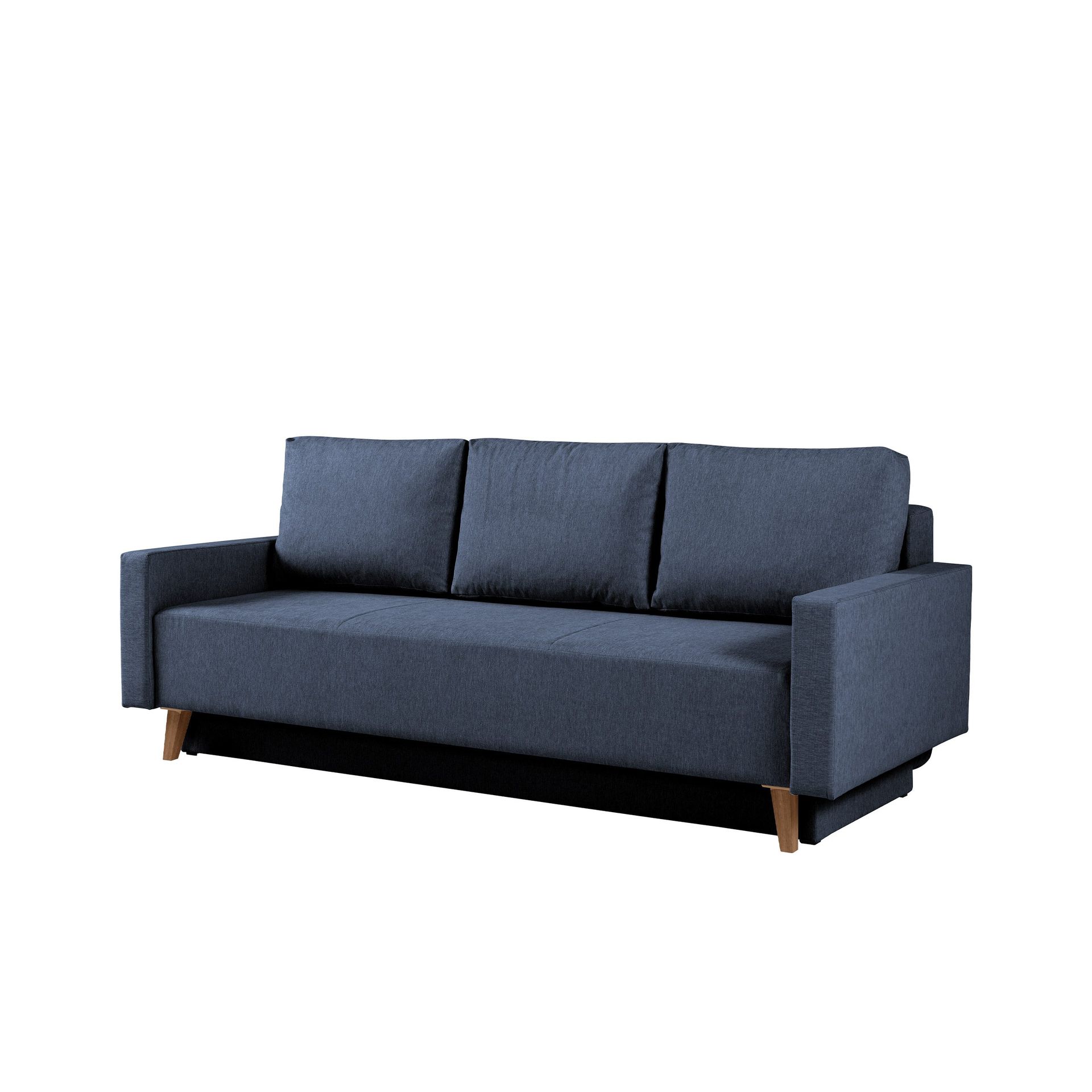 Waldsten 3-sits Bäddsoffa - Blå