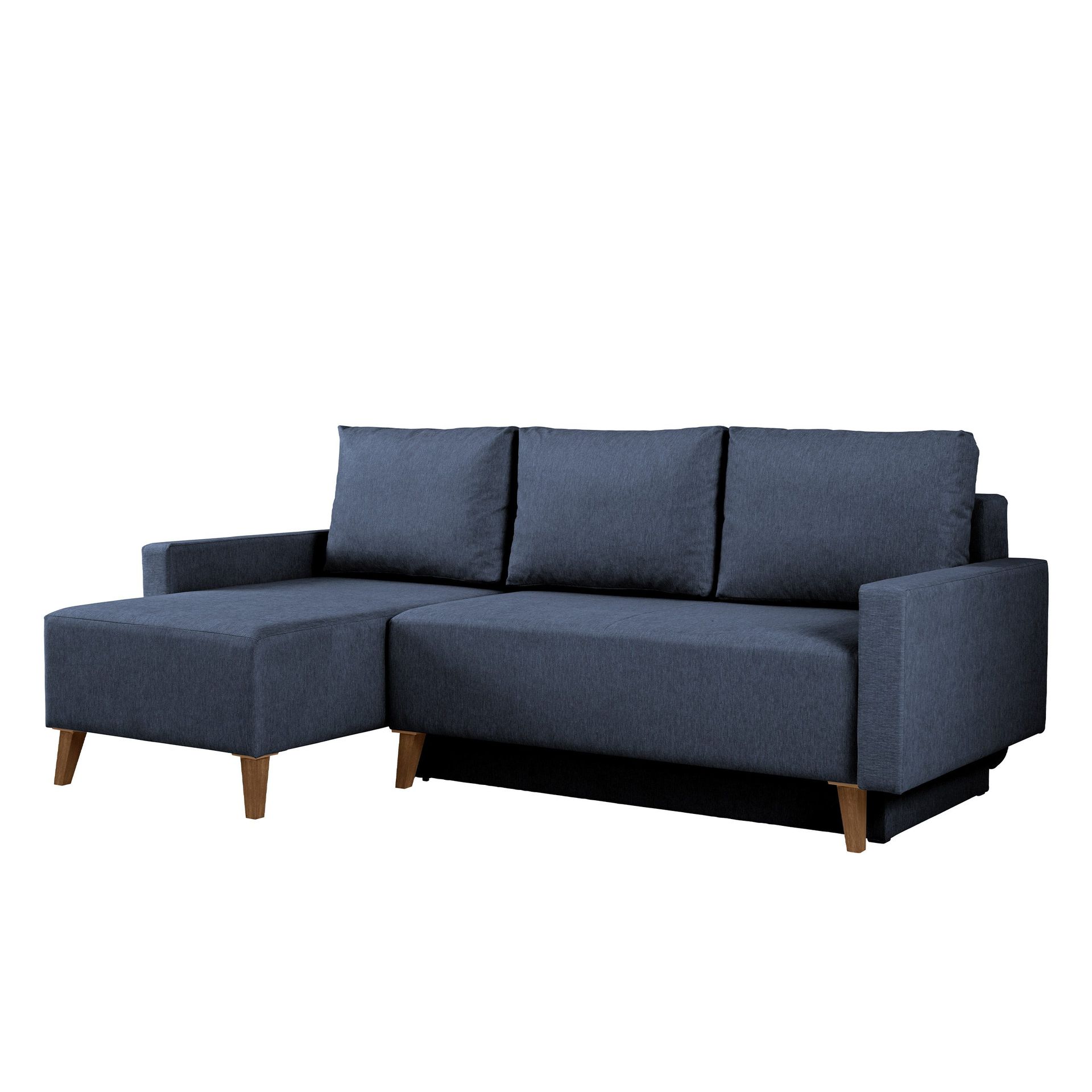 Waldsten 3-sits Bäddsoffa med Divan - Blå