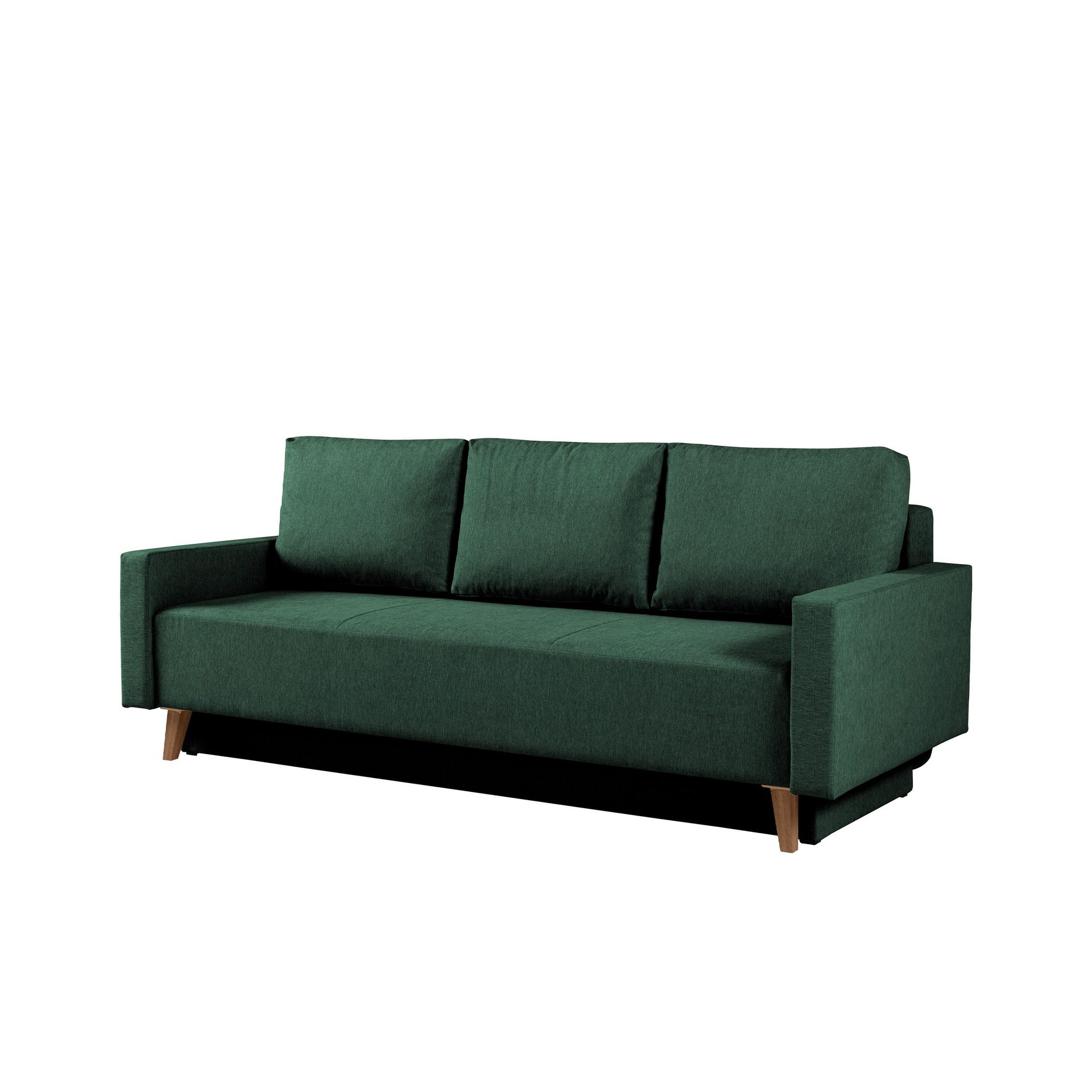 Waldsten 3-sits Bäddsoffa - Mörkgrön