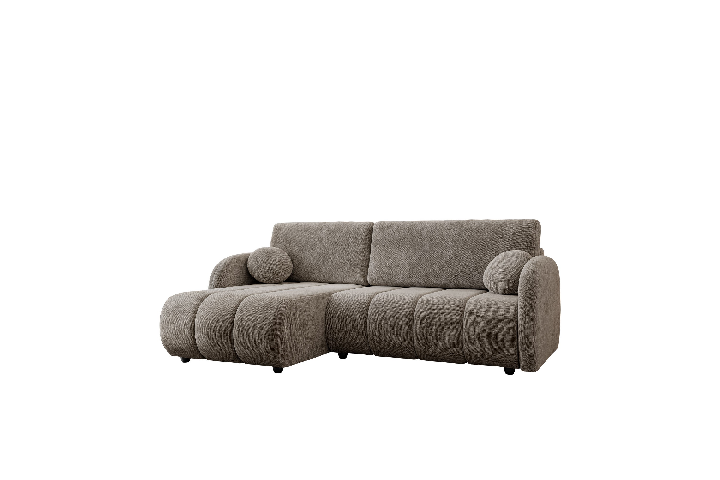 zarania bäddsoffa m. divan 3-sits - brun