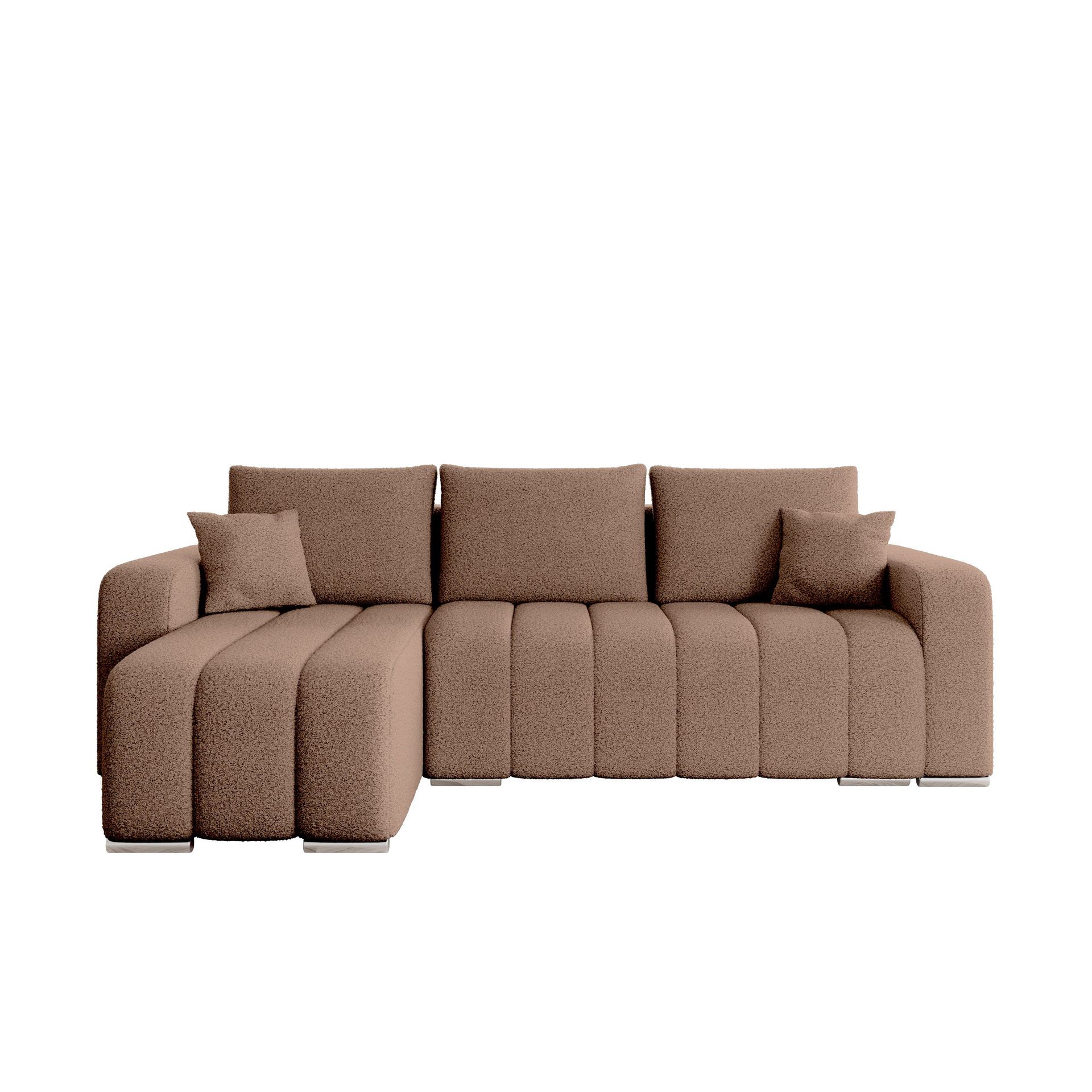 Zulueta 3-sits B&auml;ddsoffa med divan - Lambi 04 (brun)