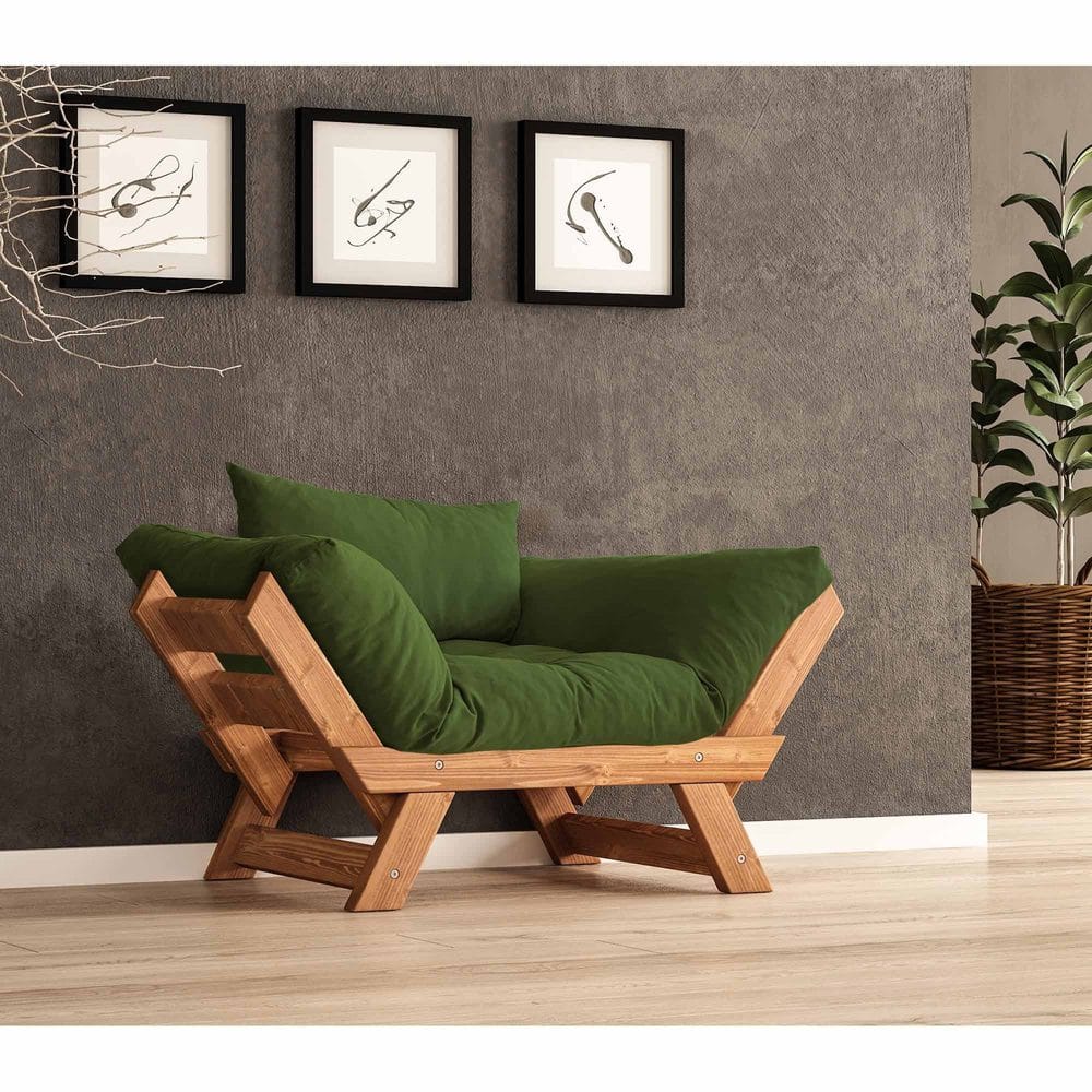 Zylar 2-sits Bäddsoffa - Grön
