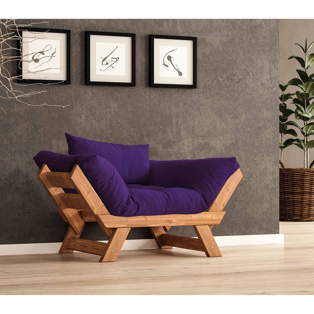 Zylar 2-sits B&auml;ddsoffa - Lila