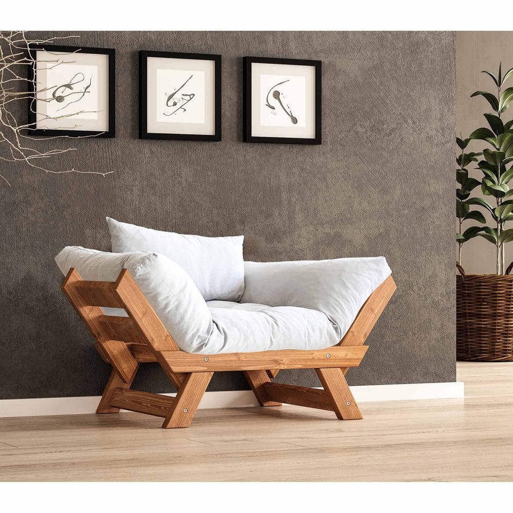 Zylar 2-sits Bäddsoffa - Vit