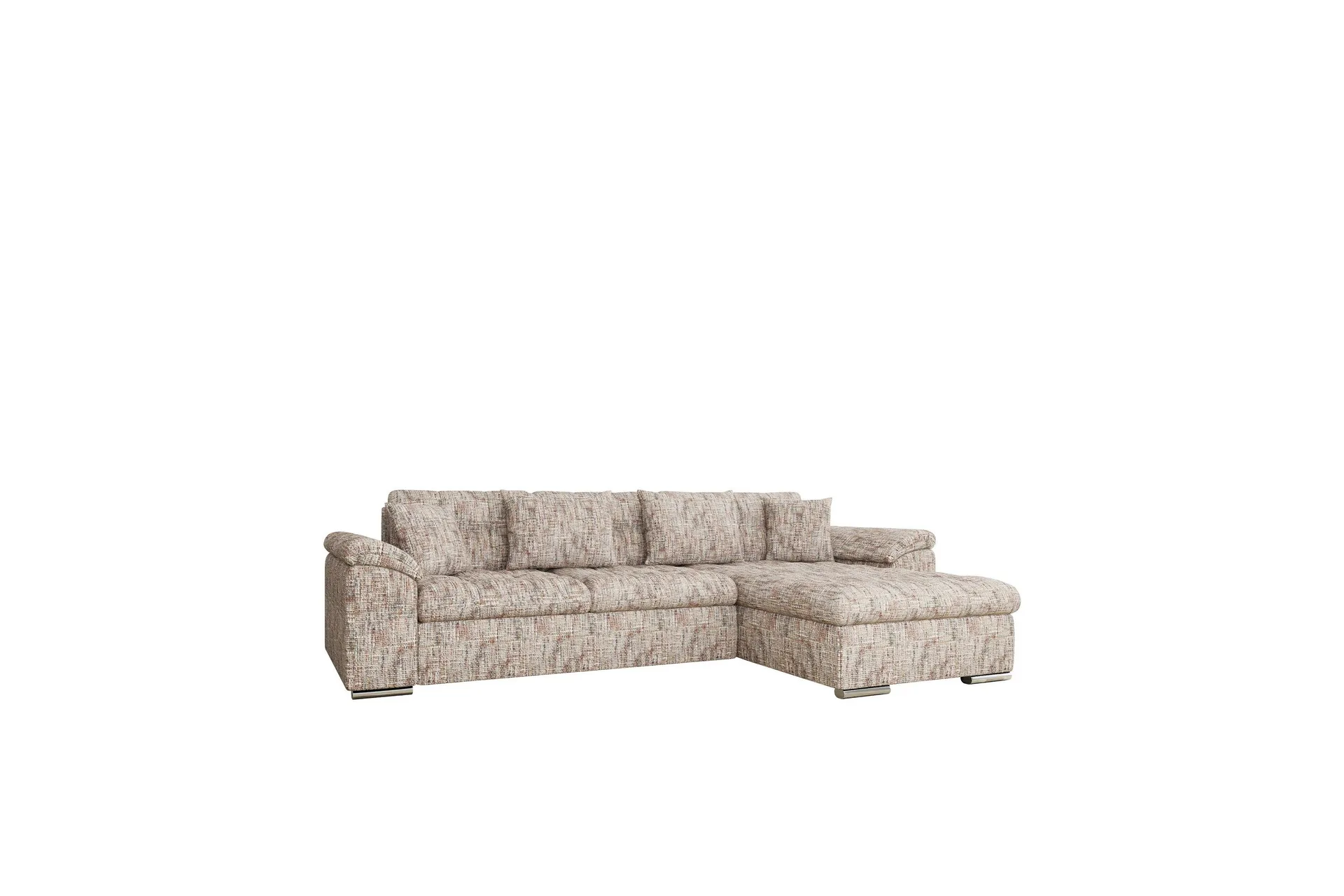 Camior Soffa med Divan 3-sits - Flerf&auml;rgad/Beige
