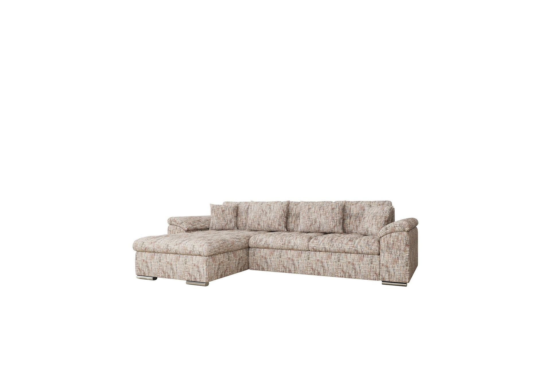 Camior Soffa med Divan 3-sits - Flerf&auml;rgad/Beige