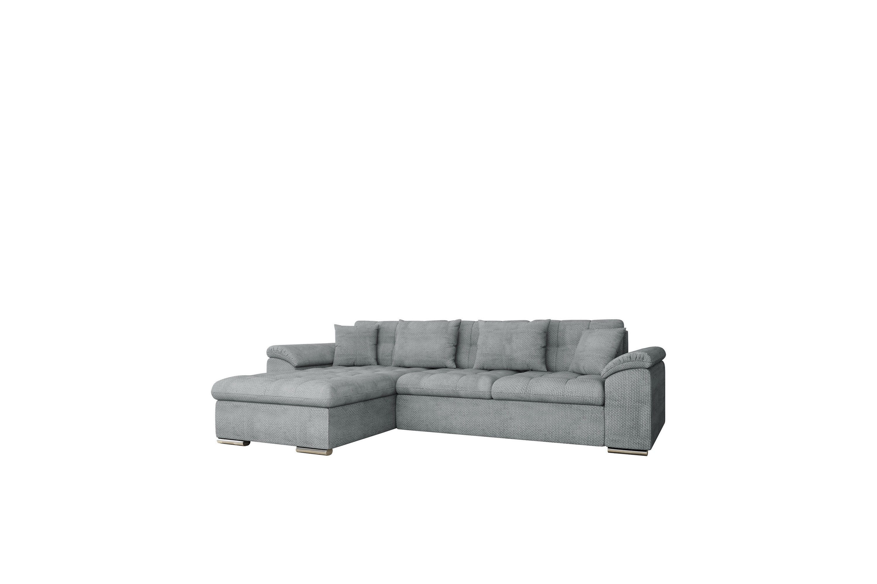camior soffa med divan 3-sits - grå
