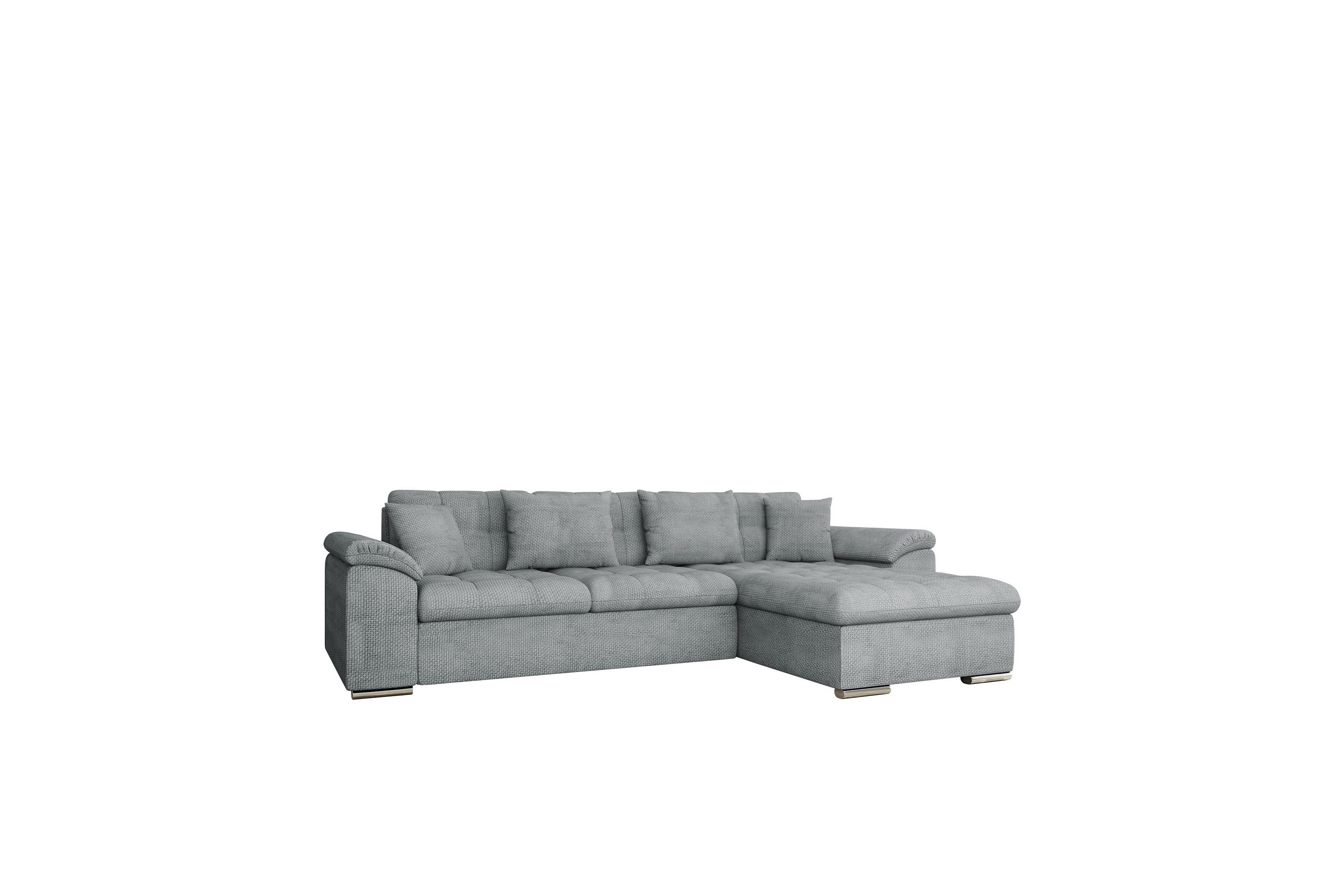 camior soffa med divan 3-sits - grå
