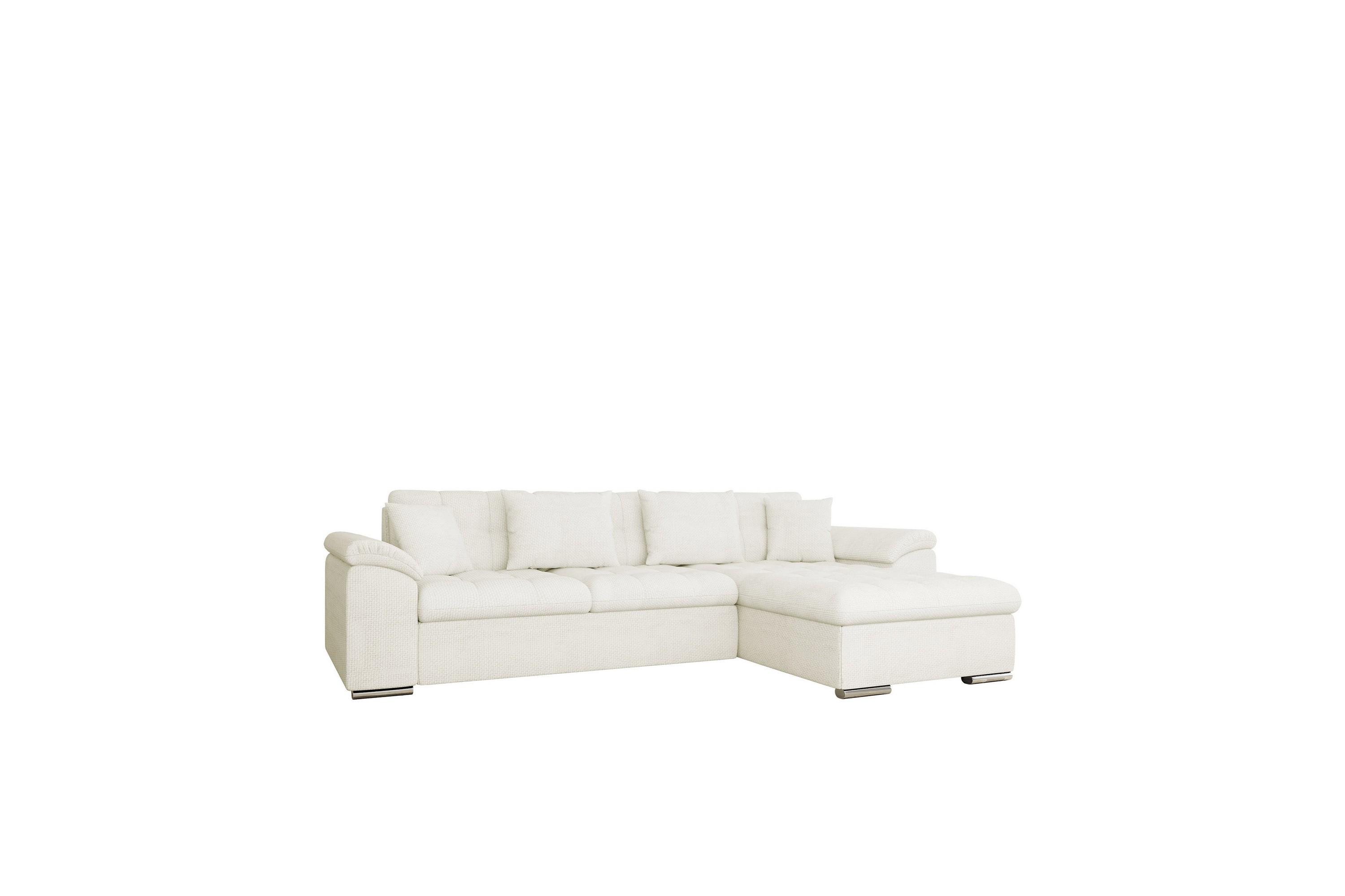 camior soffa med divan 3-sits - vit