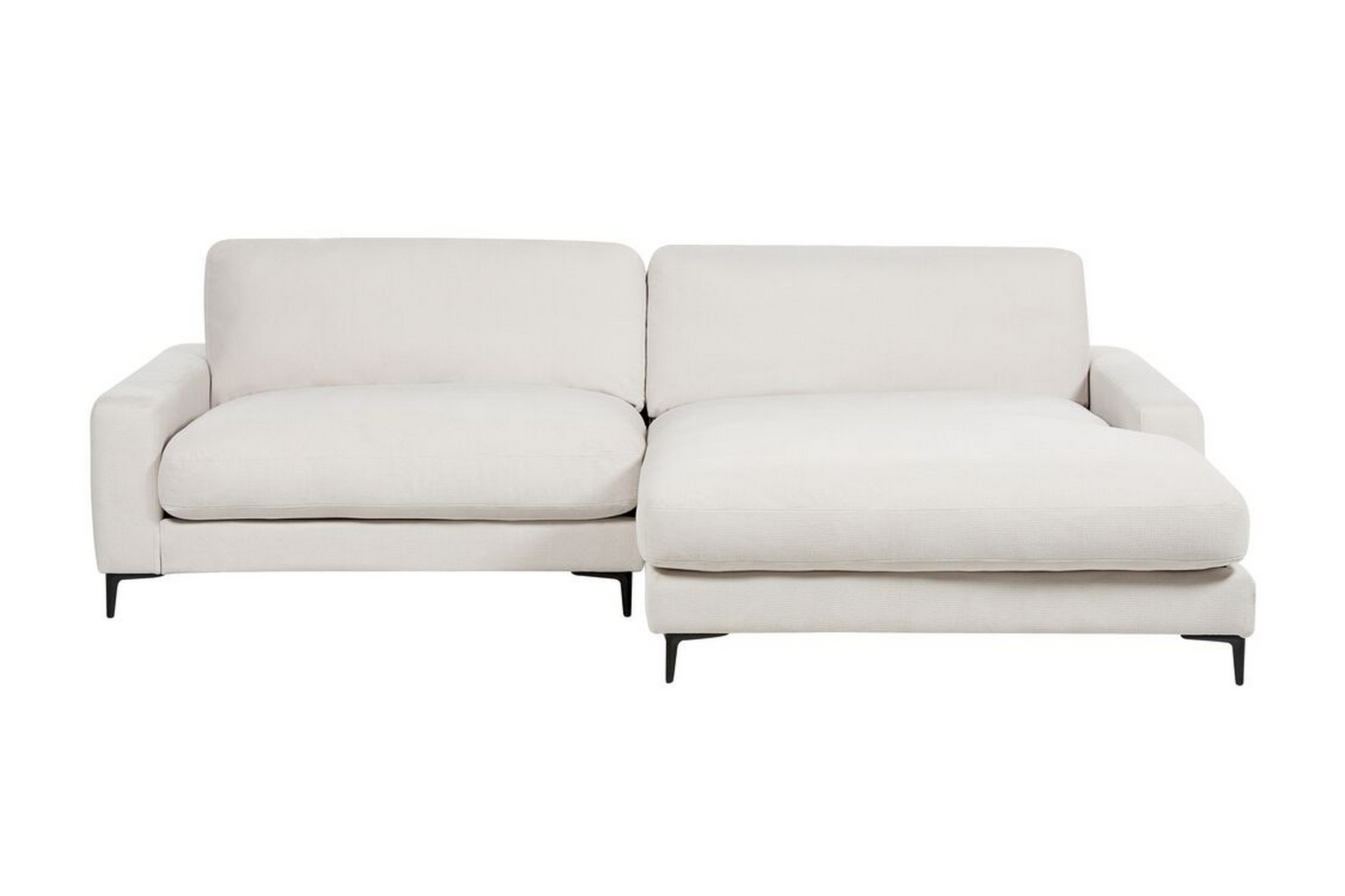 Cathy Hörnsoffa 3-sits Vit/Svart