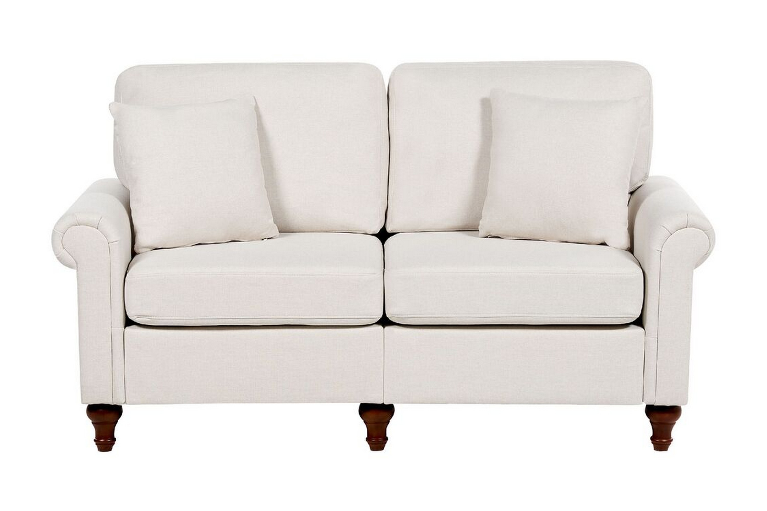 Cher Soffa 2-sits Beige/Mörkt trä