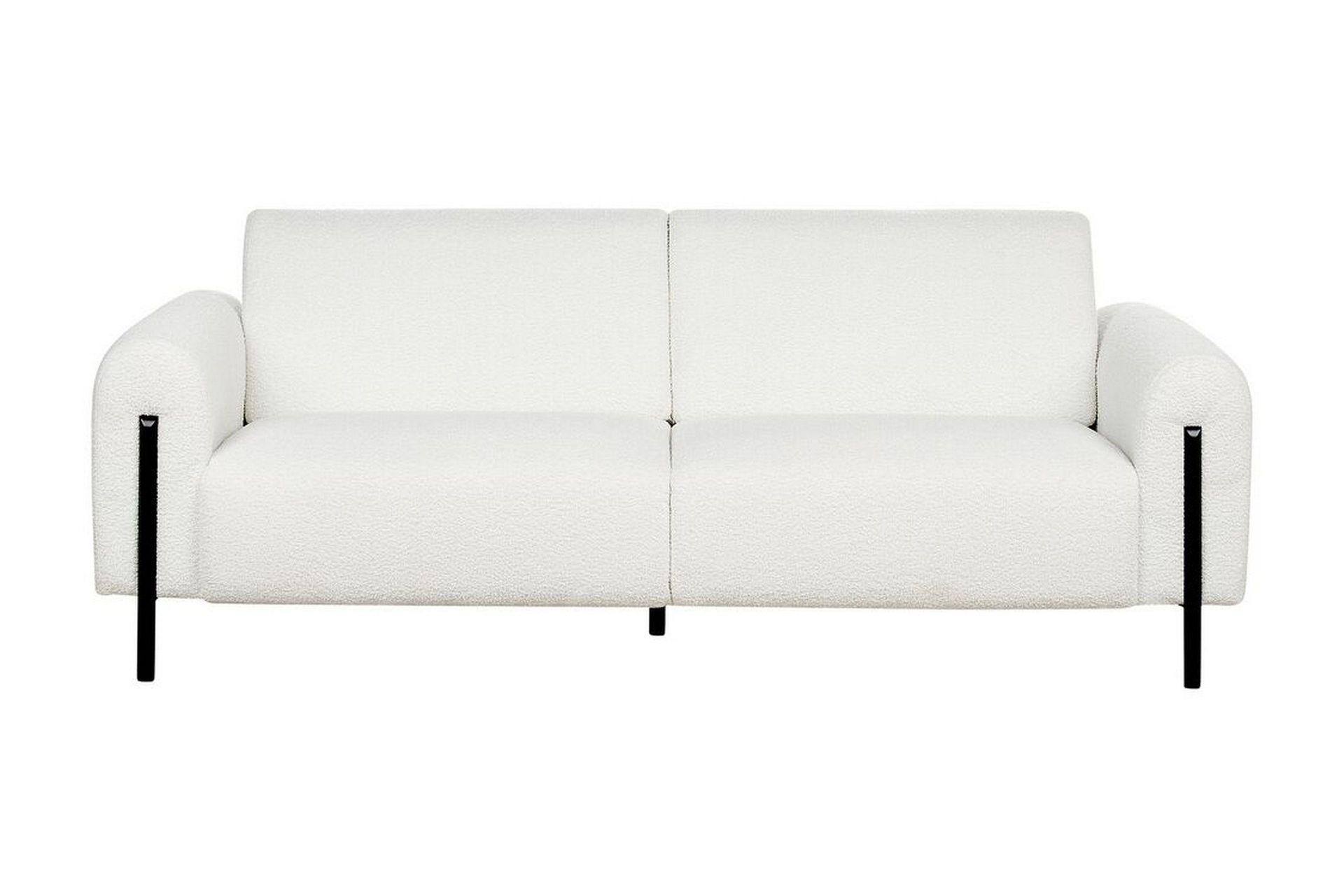 Christa Soffa 3-sits - Vit/Svart