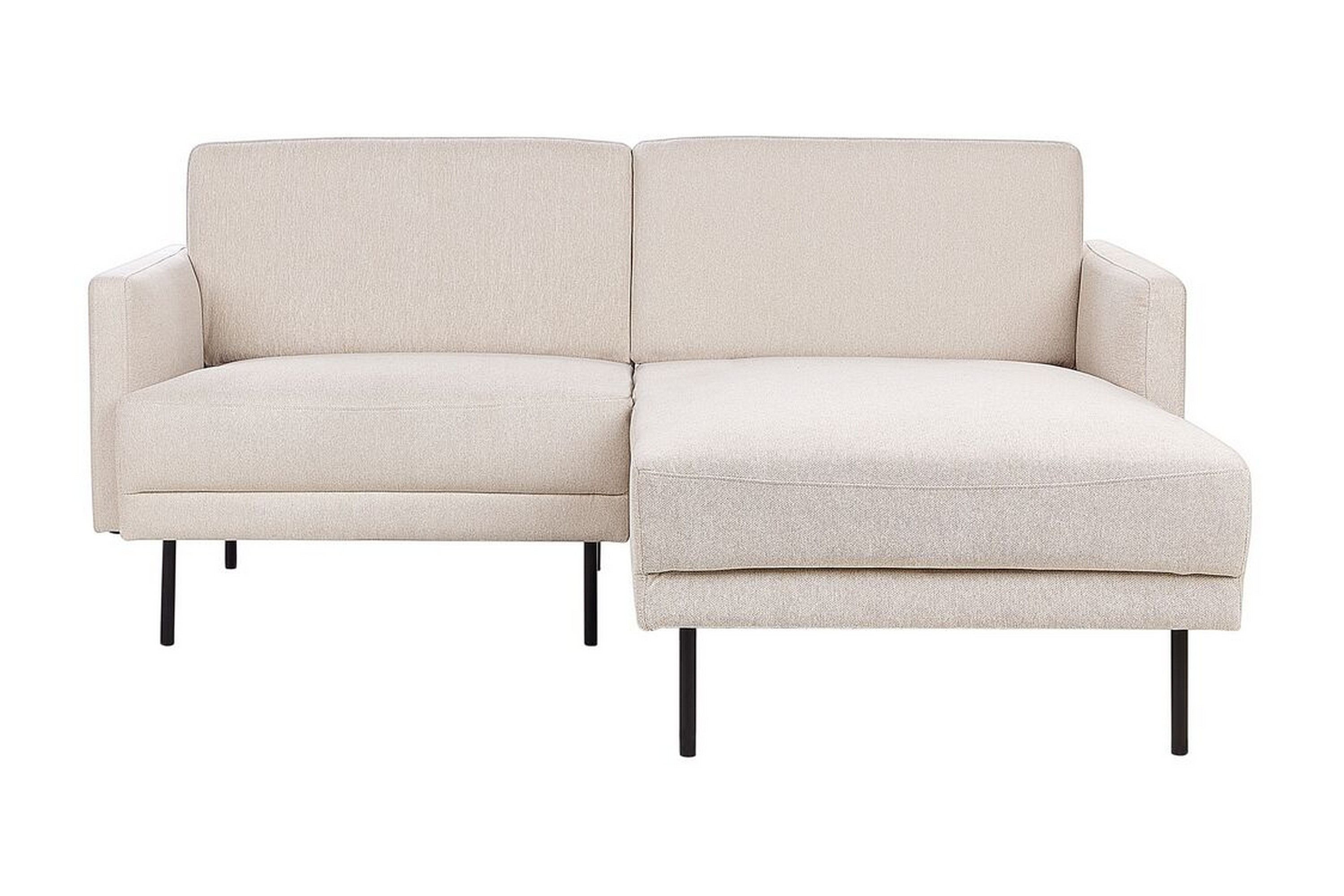 Deajna Hörnsoffa 2-sits Beige/Svart