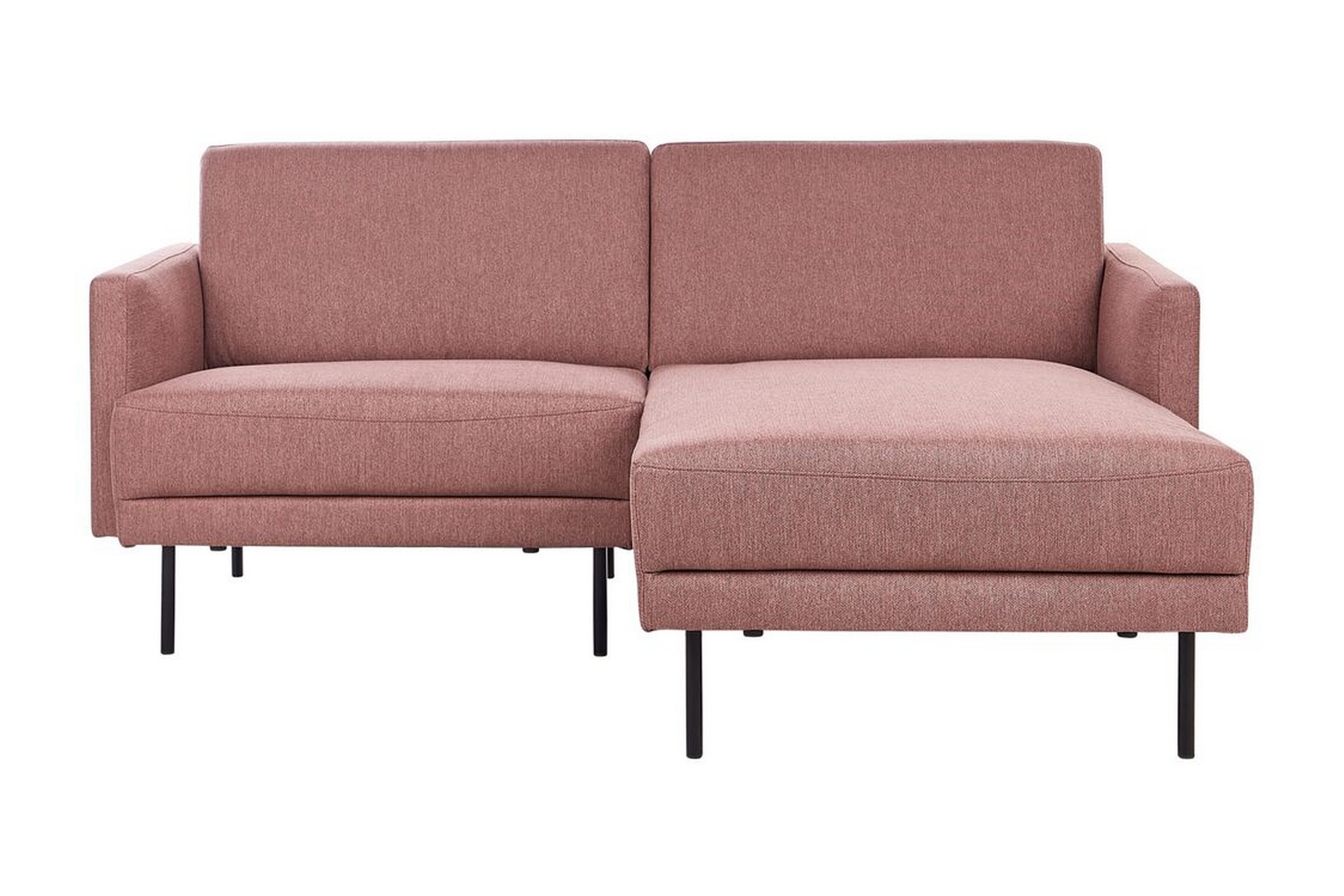 Deajna Hörnsoffa 2-sits Rosa/Brun/Svart