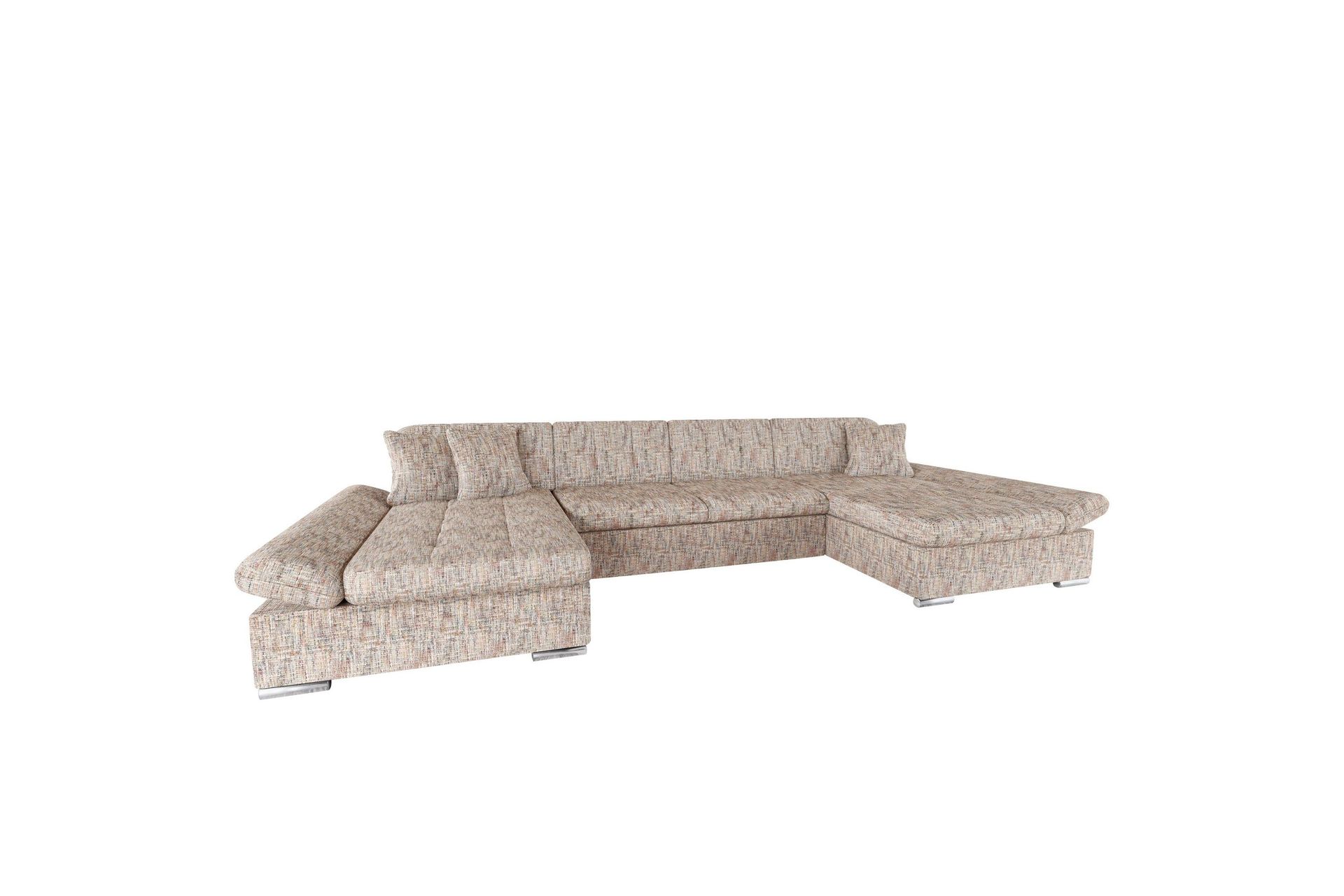 Dewitt Soffa Dubbeldivan 4-sits - Flerf&auml;rgad/Beige