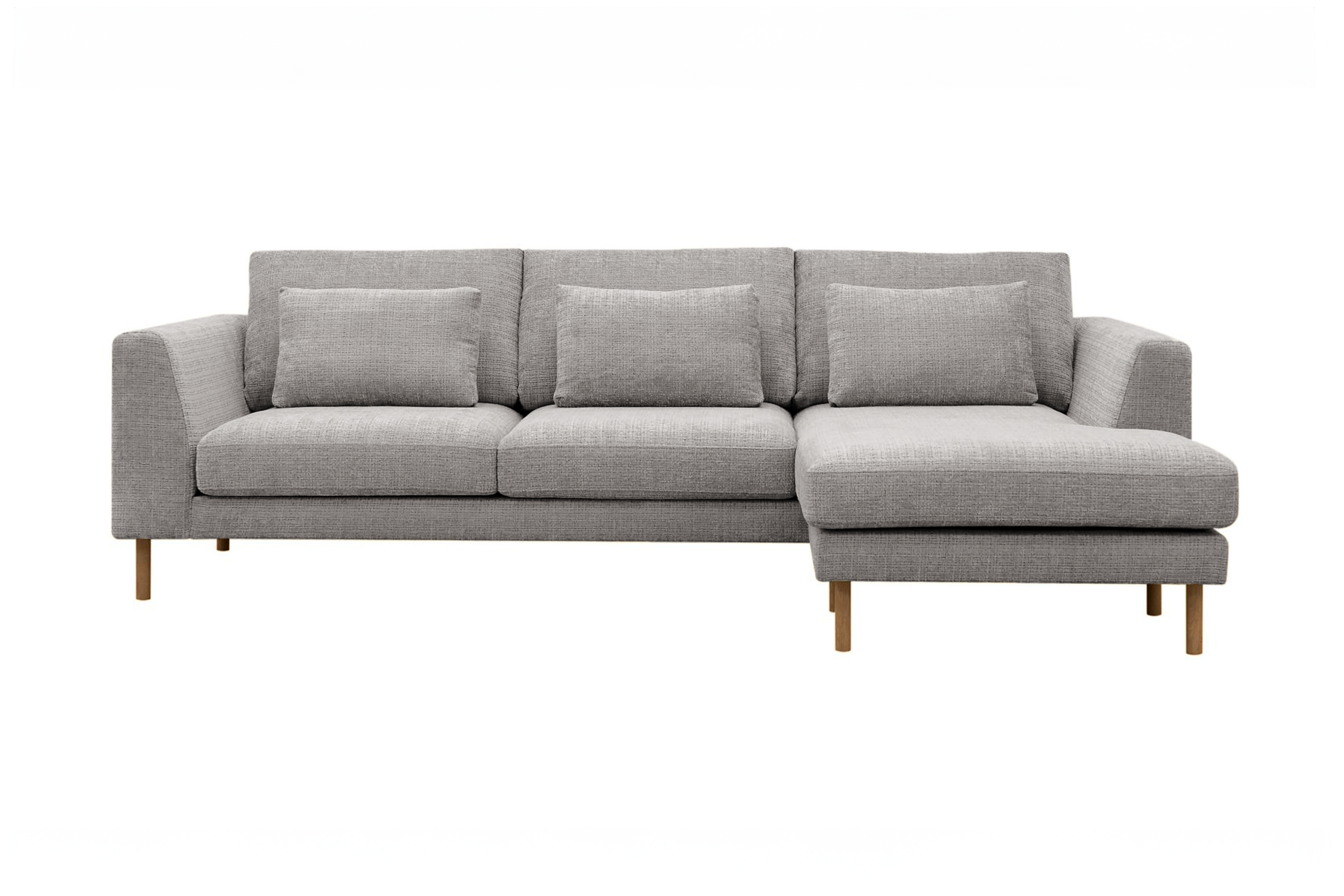3-sits Soffa Florenz med Divan Höger Ljusgrå