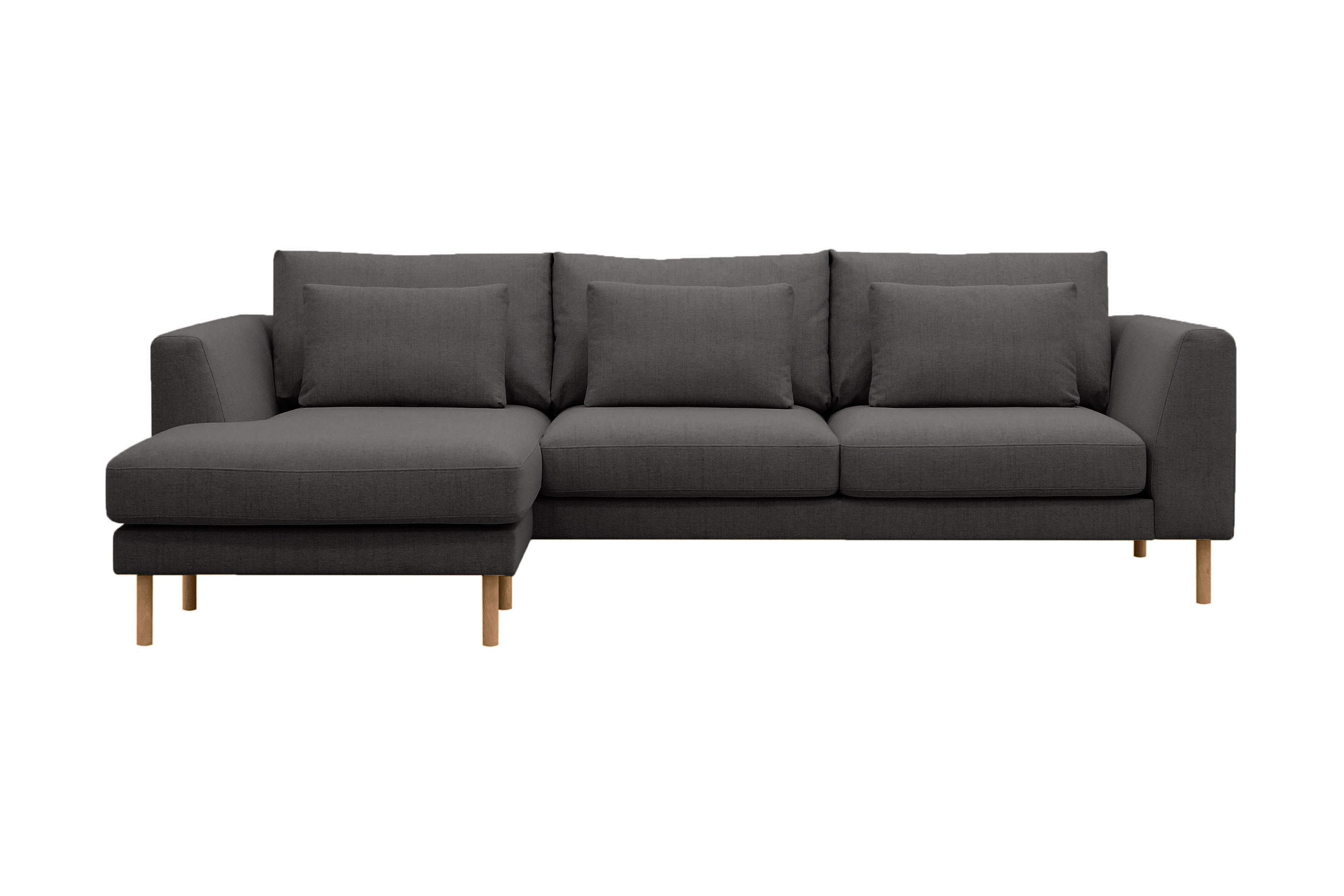 3-sits Soffa Florenz med Divan Vänster Mörkgrå