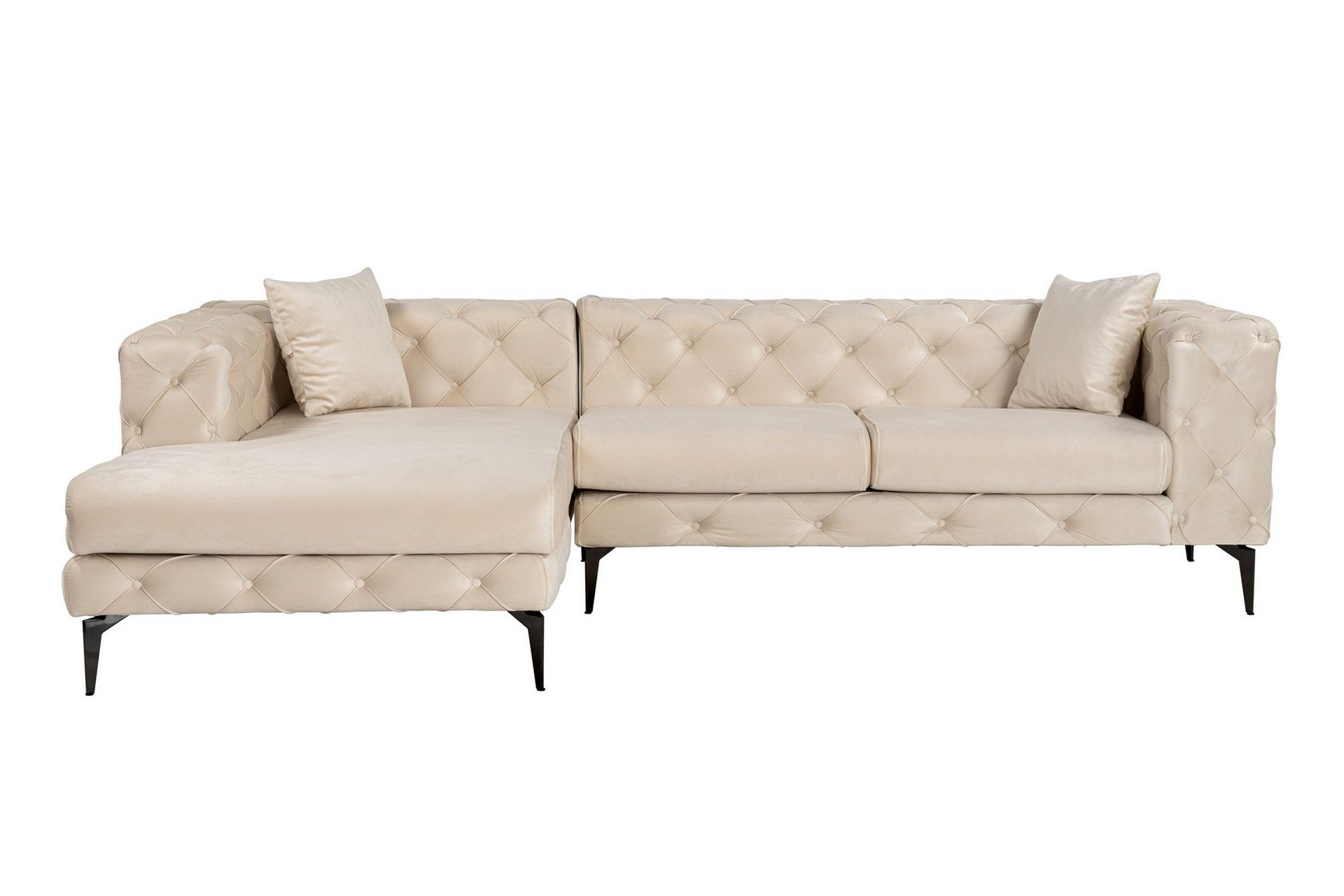 Beachport 3-sits Soffa med Divan V&auml;nster - Beige