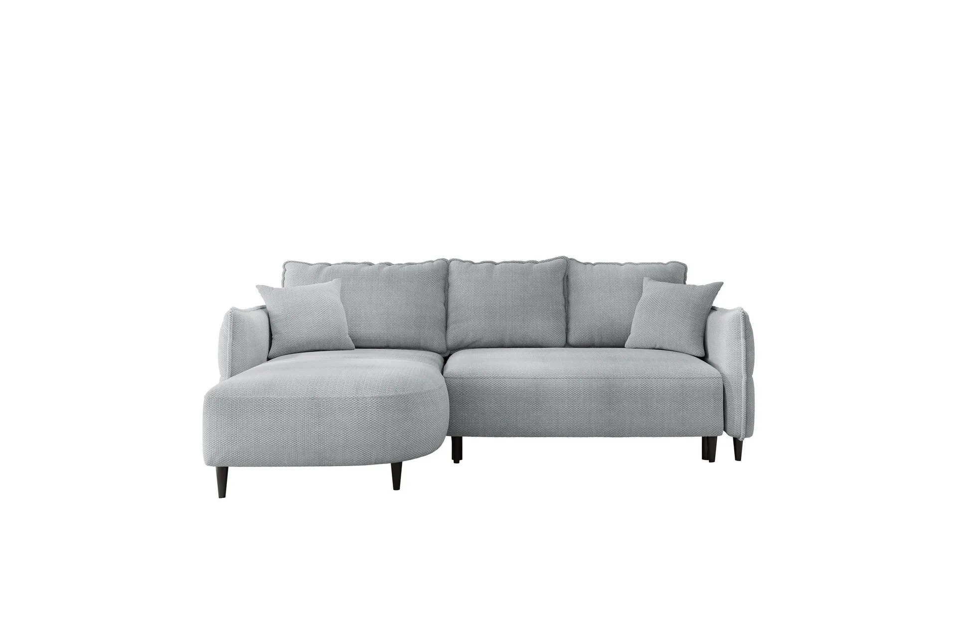 Sycylia Soffa med Divan 3-sits - Ljusgr&aring;