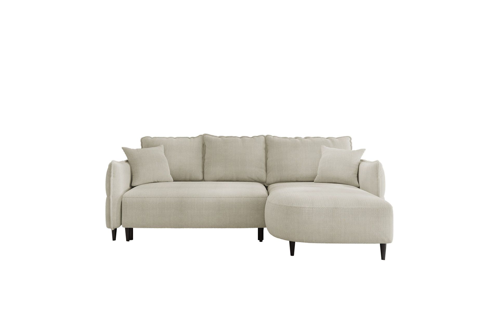 Sycylia Soffa med Divan 3-sits - Ljusgr&aring;