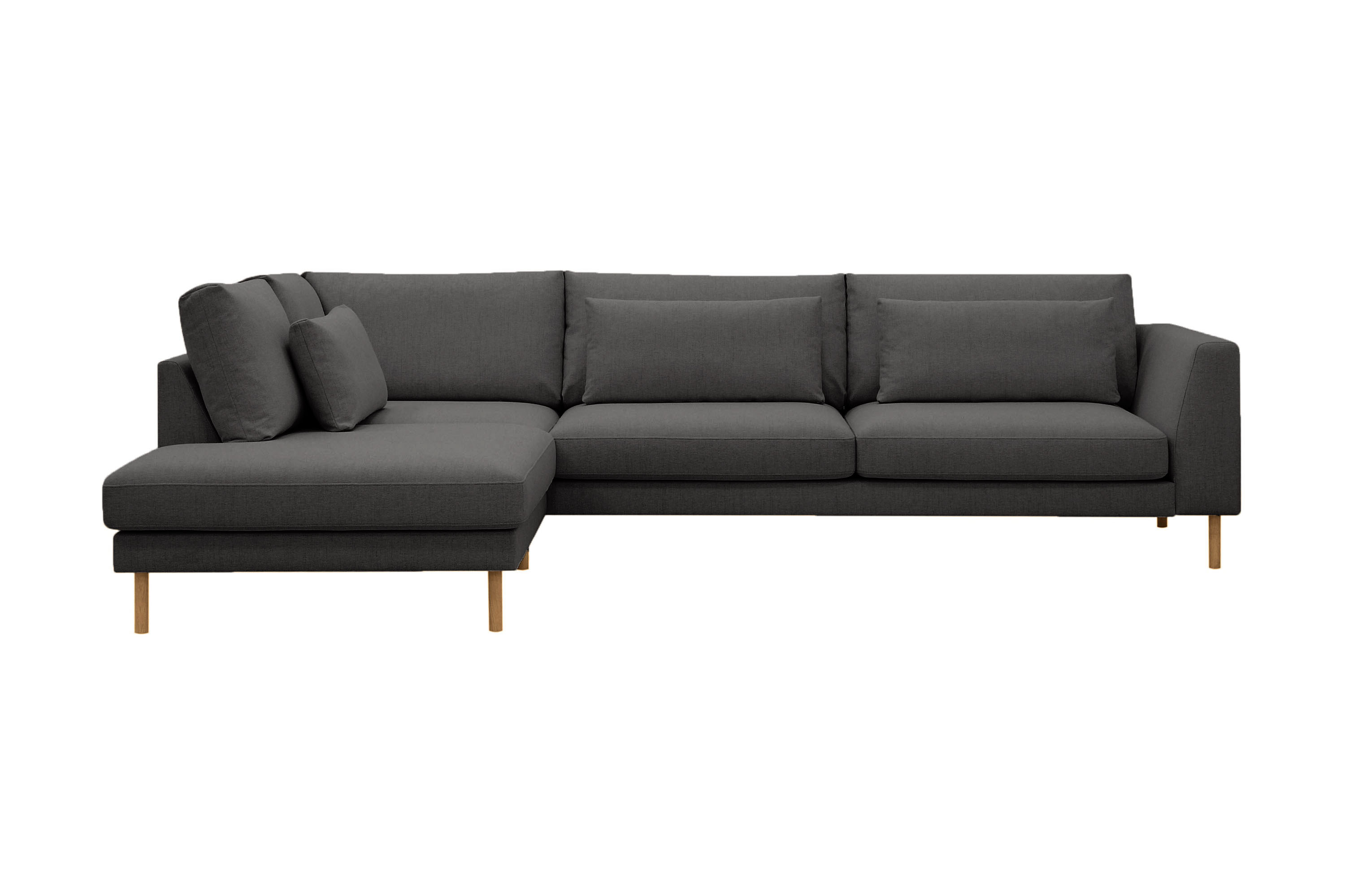 4-sits Soffa Florenz med Schäslong Vänster Mörkgrå