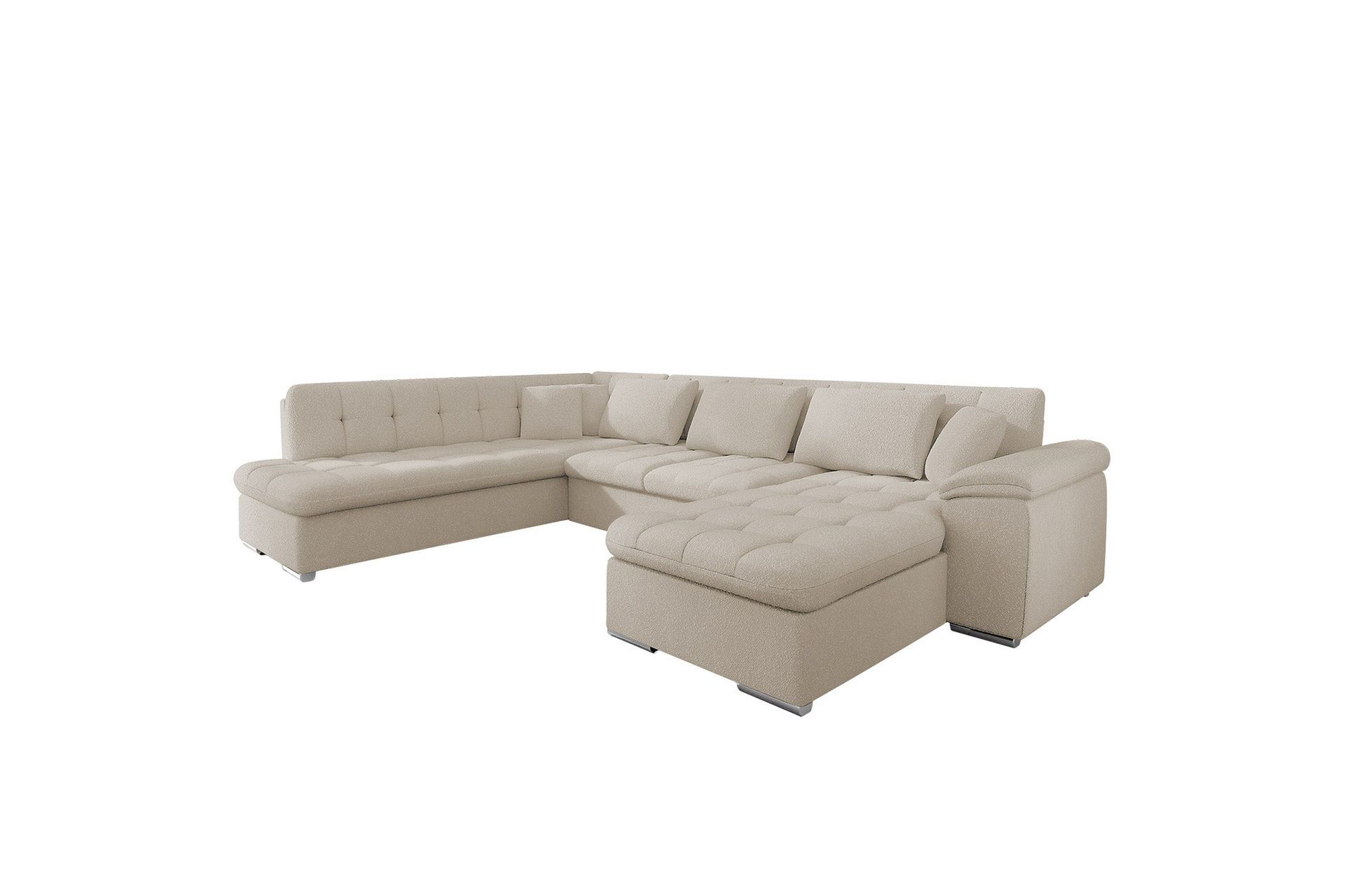 Dynir Soffa med Divan och Sch&auml;slong 4-sits - Beige