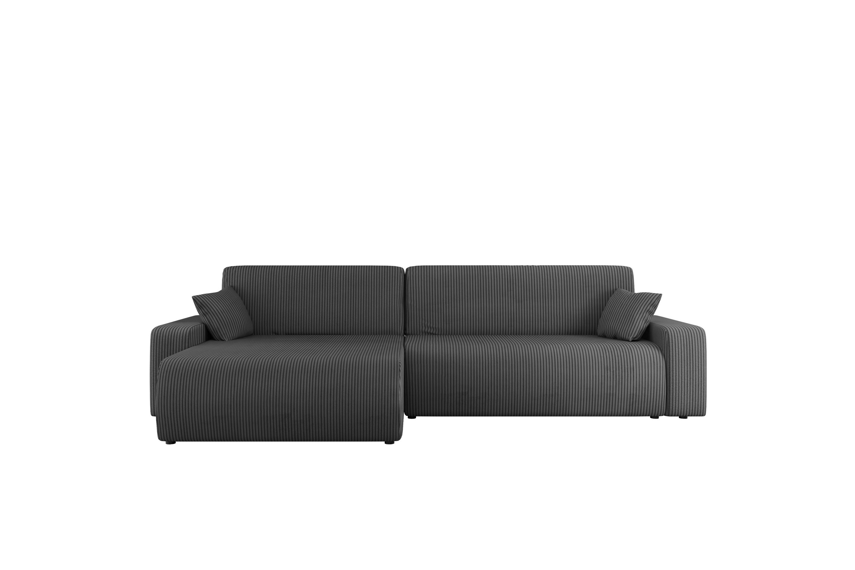 Barile Soffa med Divan 3-sits Mörkgrå