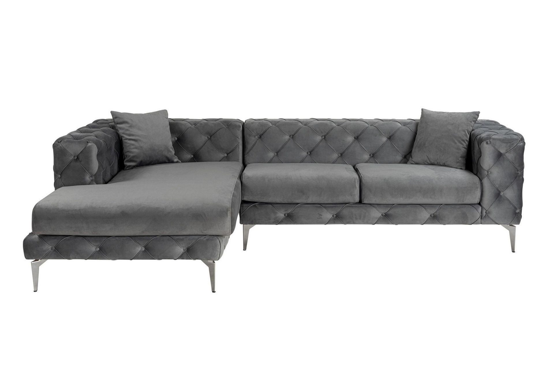 Beachport 3-sits Soffa med Divan V&auml;nster - Antracit