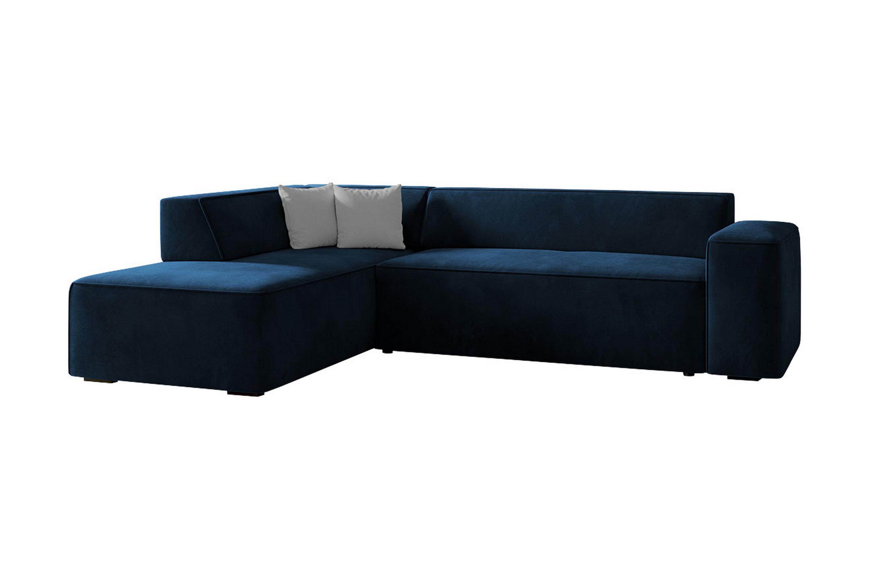 Bezvez 6-sits Soffa Vänster Blå