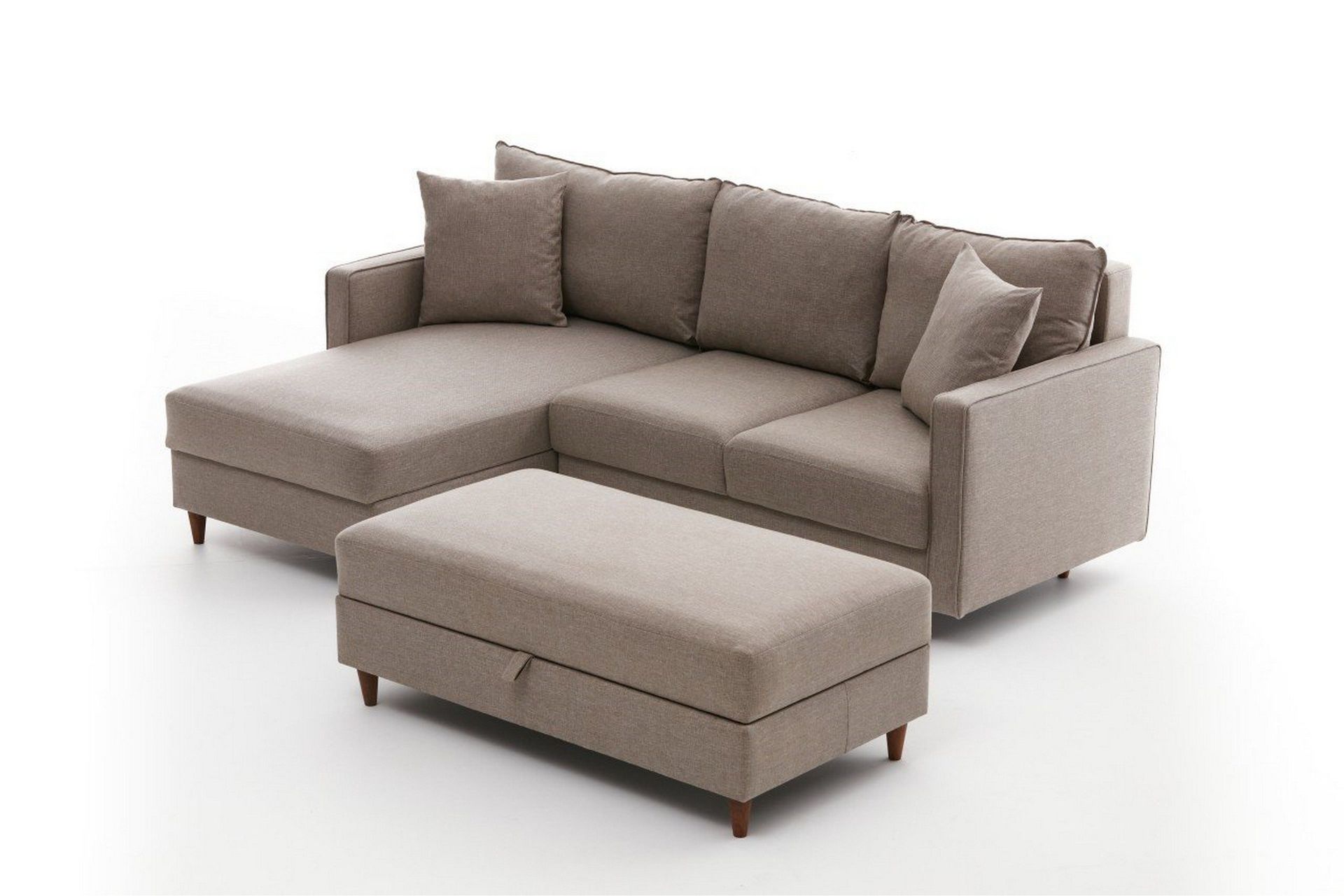 braneles soffa m. divan 4-sits - beige