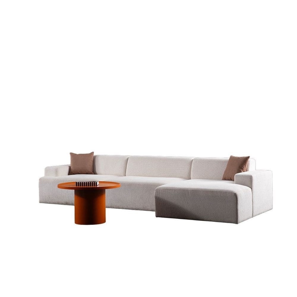 Branorin 4-sits Soffa med Divan - Vit