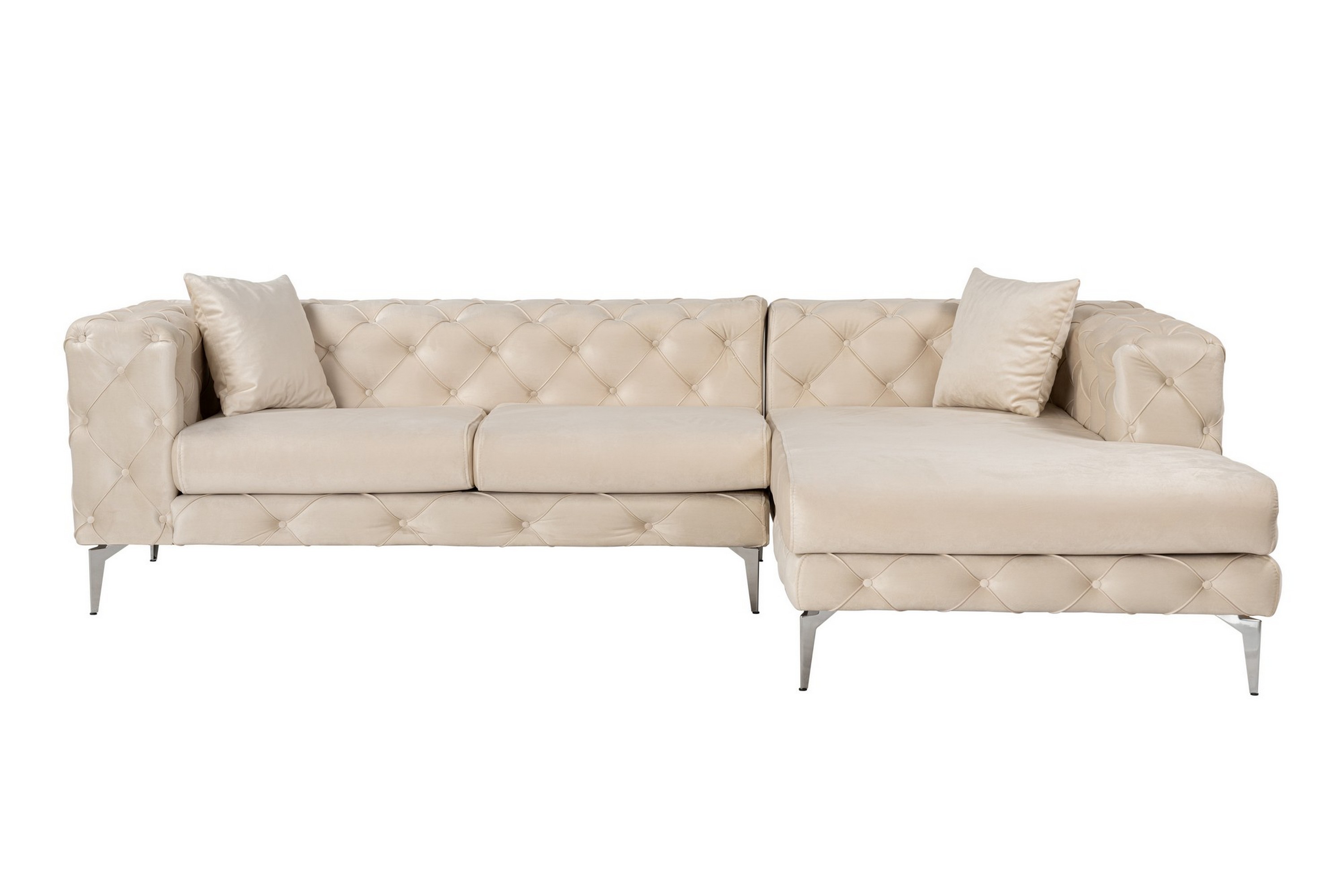 Canunda 3-sits Soffa med Divan Höger Beige